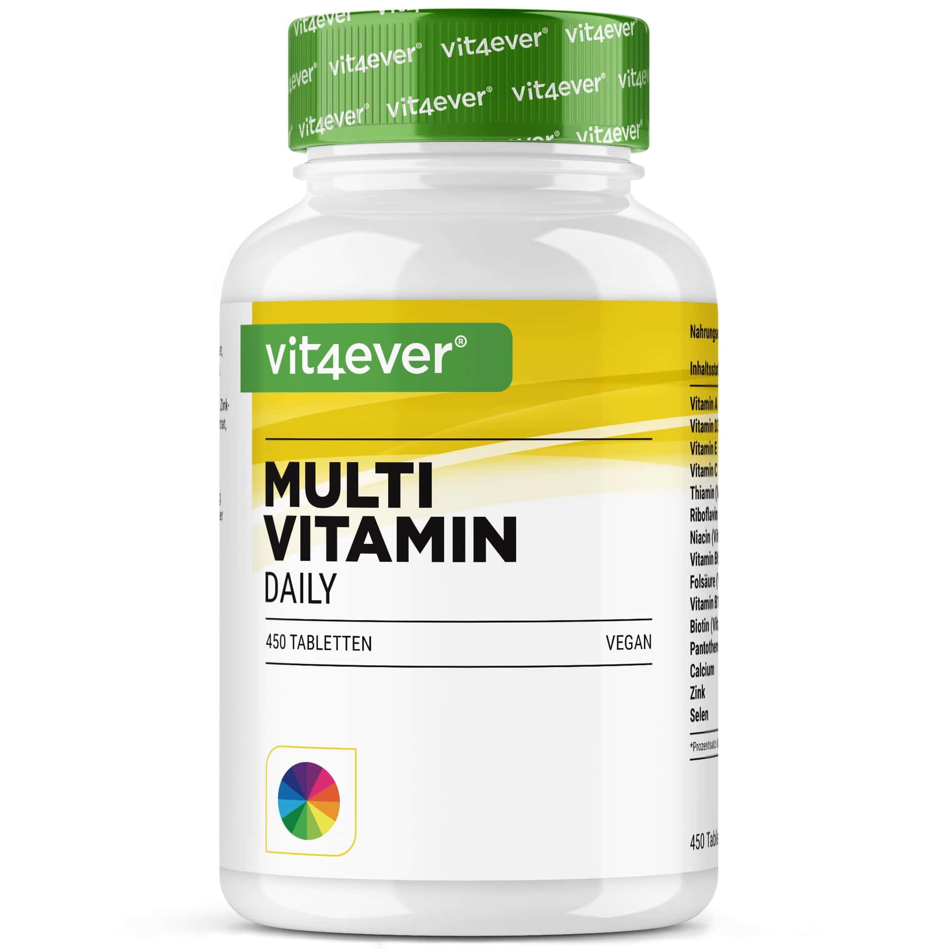 vit4ever Multivitamin Daily - 450 Tabletten