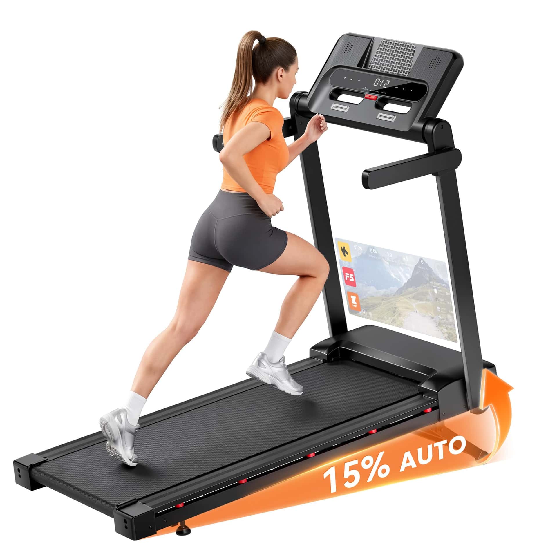 Laufband für Zuhause mit 15% Automatische Steigung