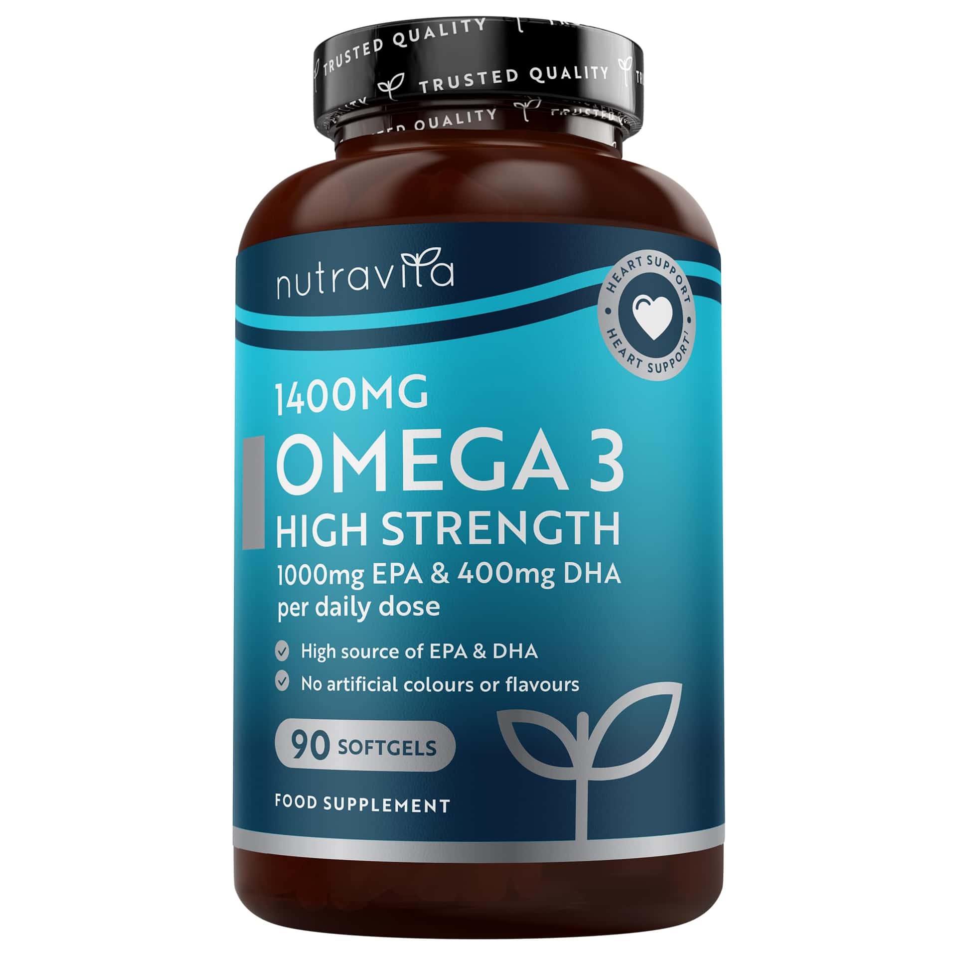 Nutravita Omega 3 Visolie met Hoogste Sterkte 2000 mg