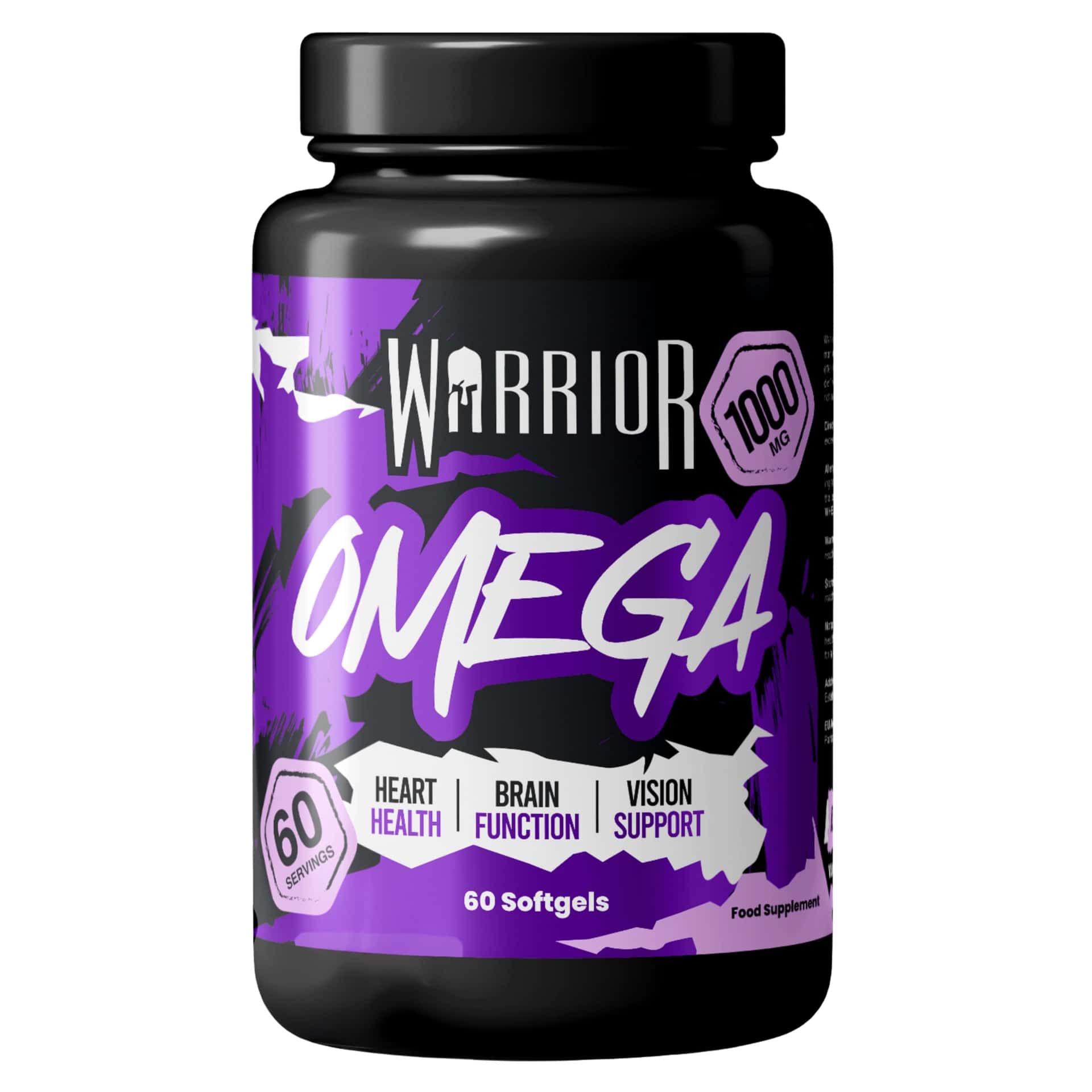 Warrior Omega 3 Fish Oil 1000mg