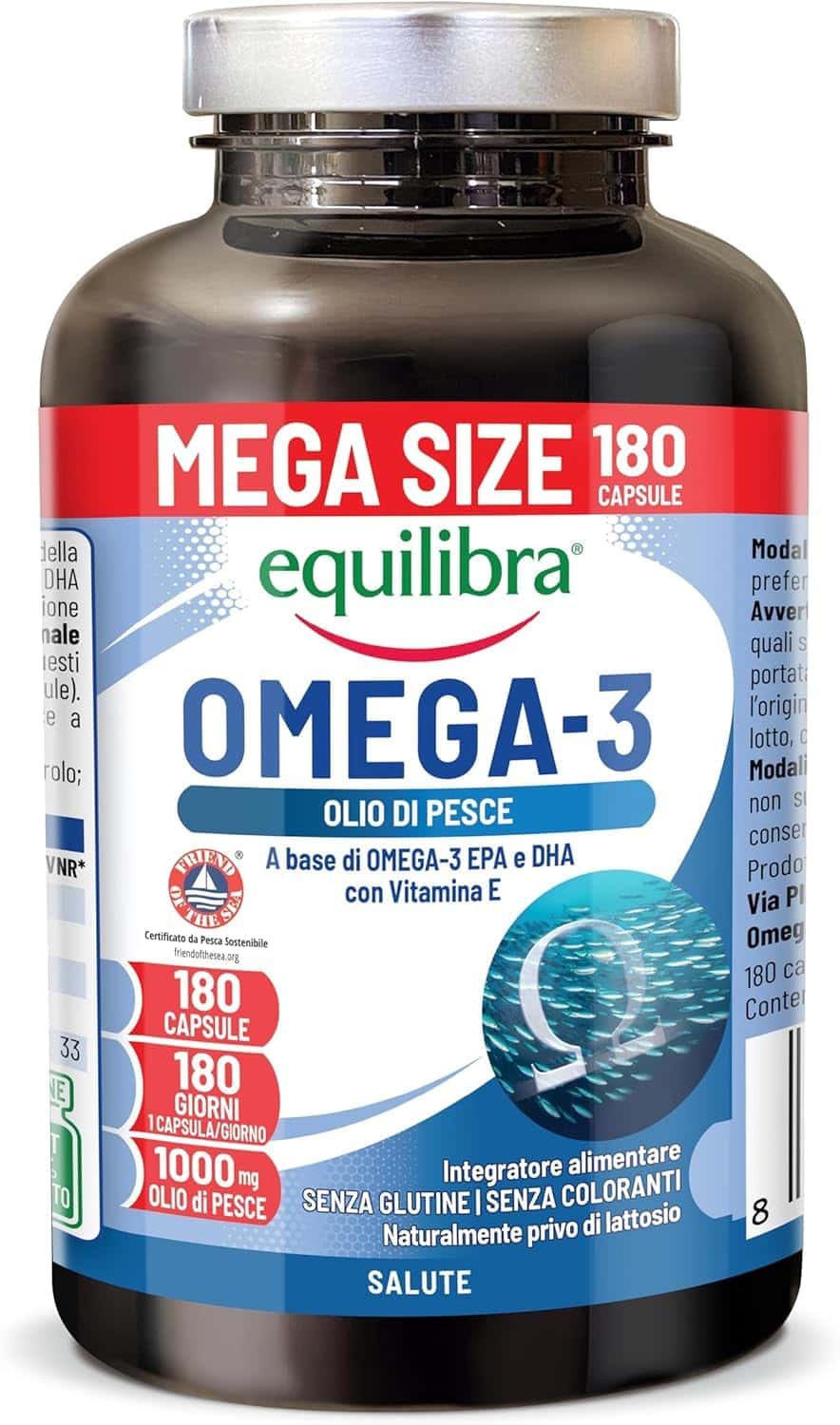 Equilibra Omega 3, Olio di Pesce 2000mg