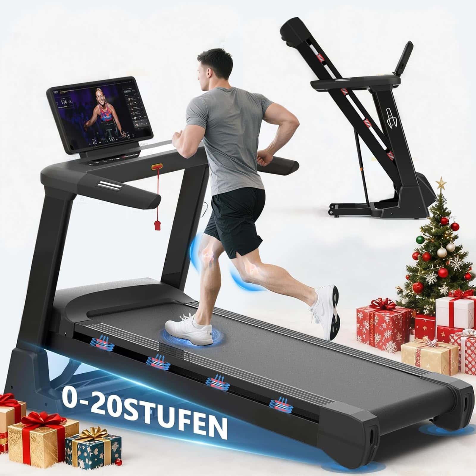 Profi Laufband für Zuhause Klappbar