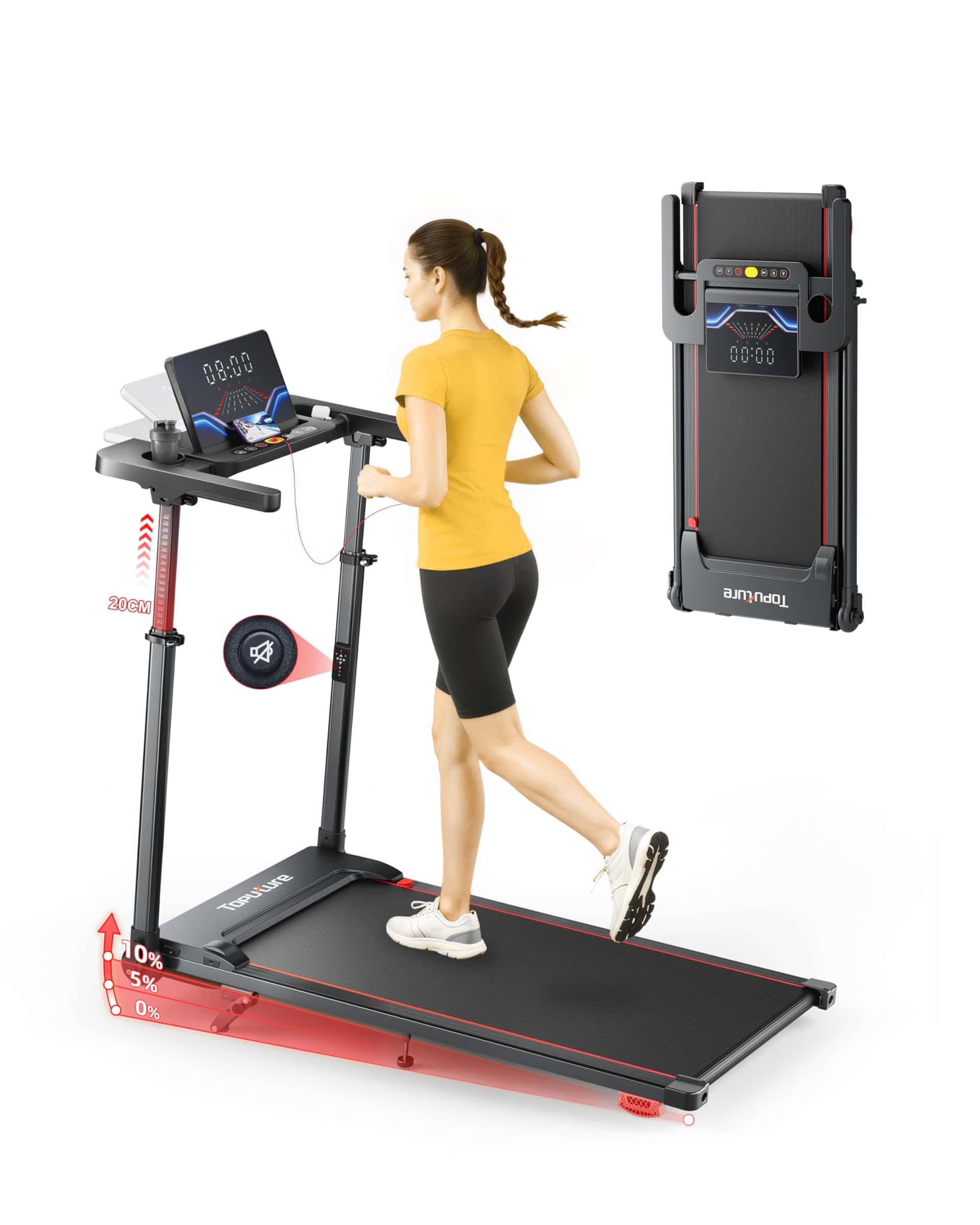 6 EN 1 Cinta de Correr Plegable