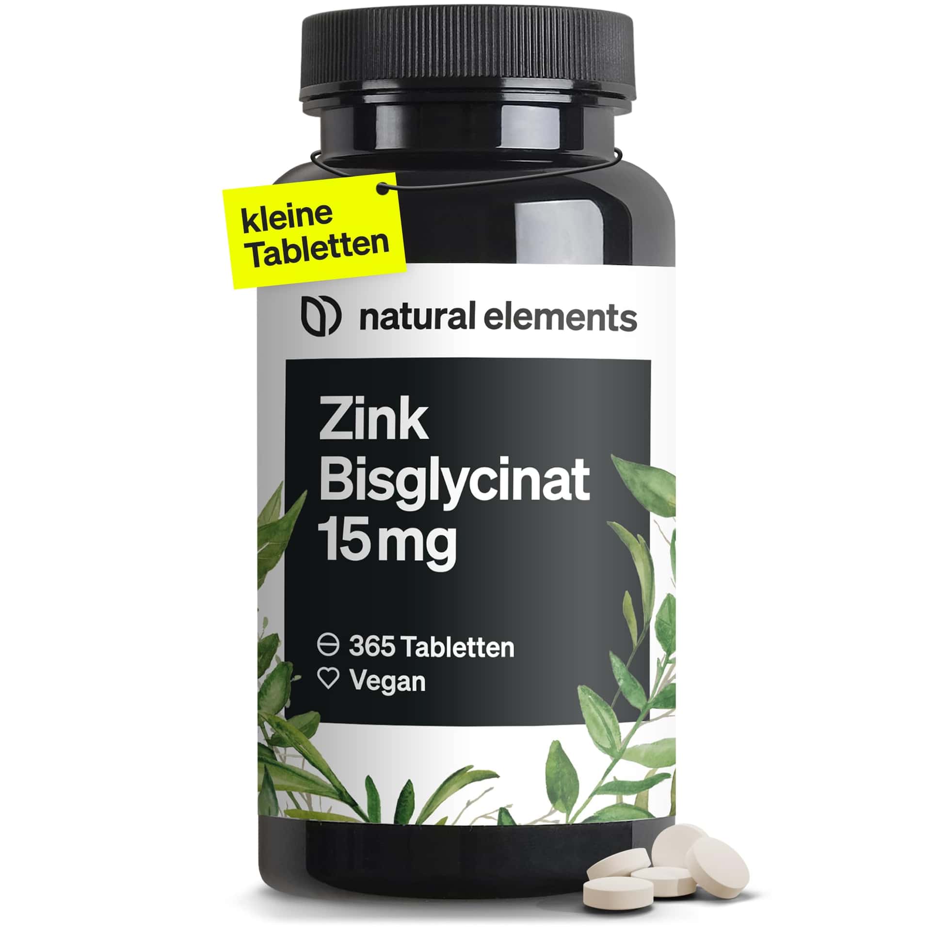 natural elements Zink 15mg – 365 Tabletten