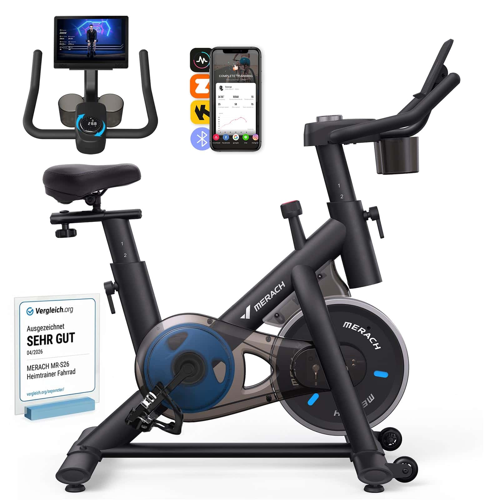 MERACH Heimtrainer Fahrrad