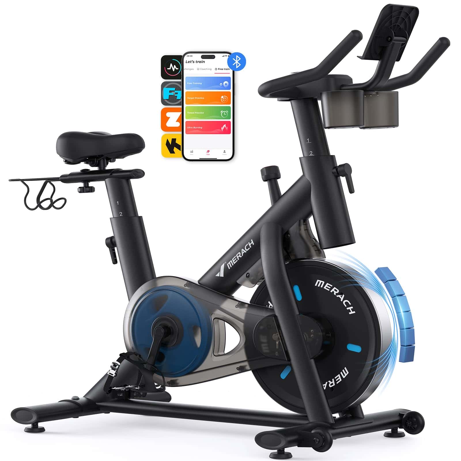 MERACH Heimtrainer Fahrrad mit Magnetischem Widerstand