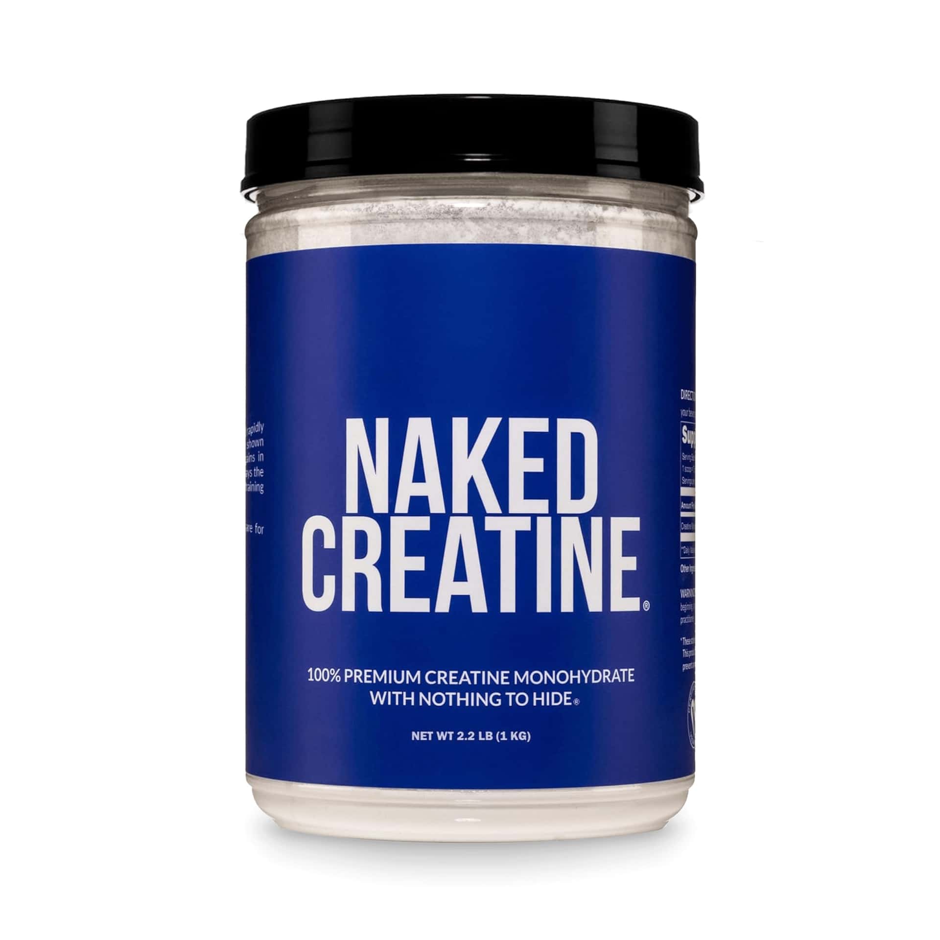 NAKED Pure Micronized Creatine Monohydrate – 200 Servings, 1,000g