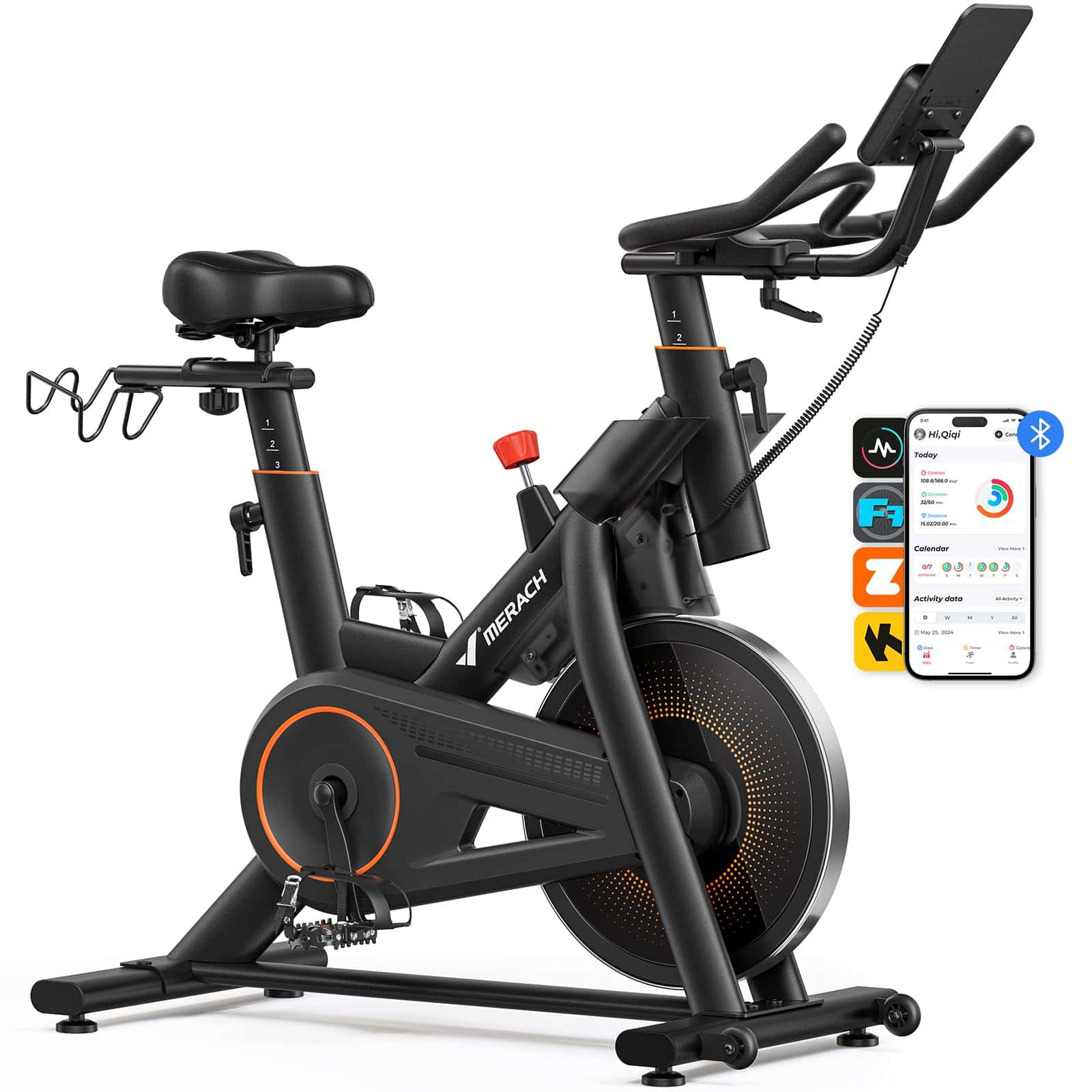 MERACH Heimtrainer Fahrrad mit Magnetischem Widerstand