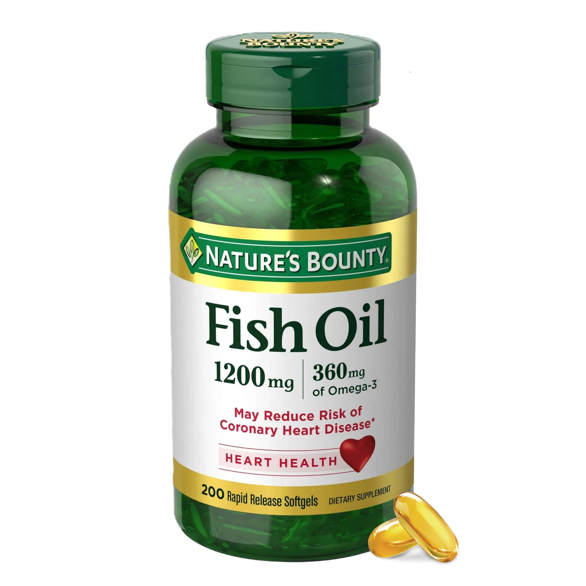 Nature's Bounty Fish Oil Omega 3 Supplements