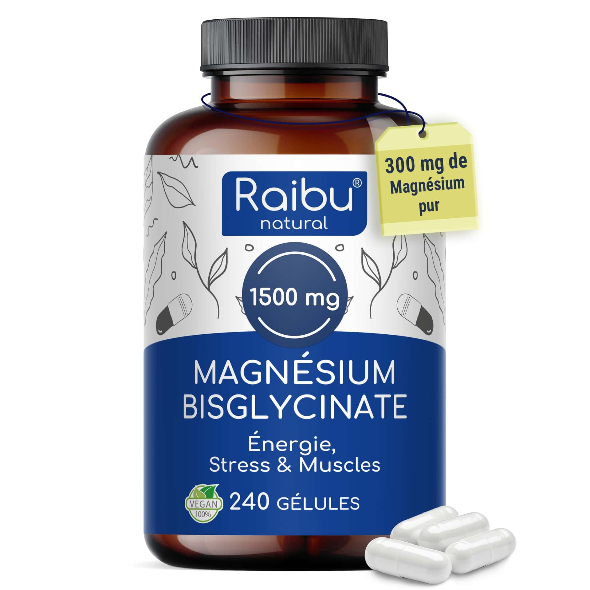 Magnésium Bisglycinate - 240 g
