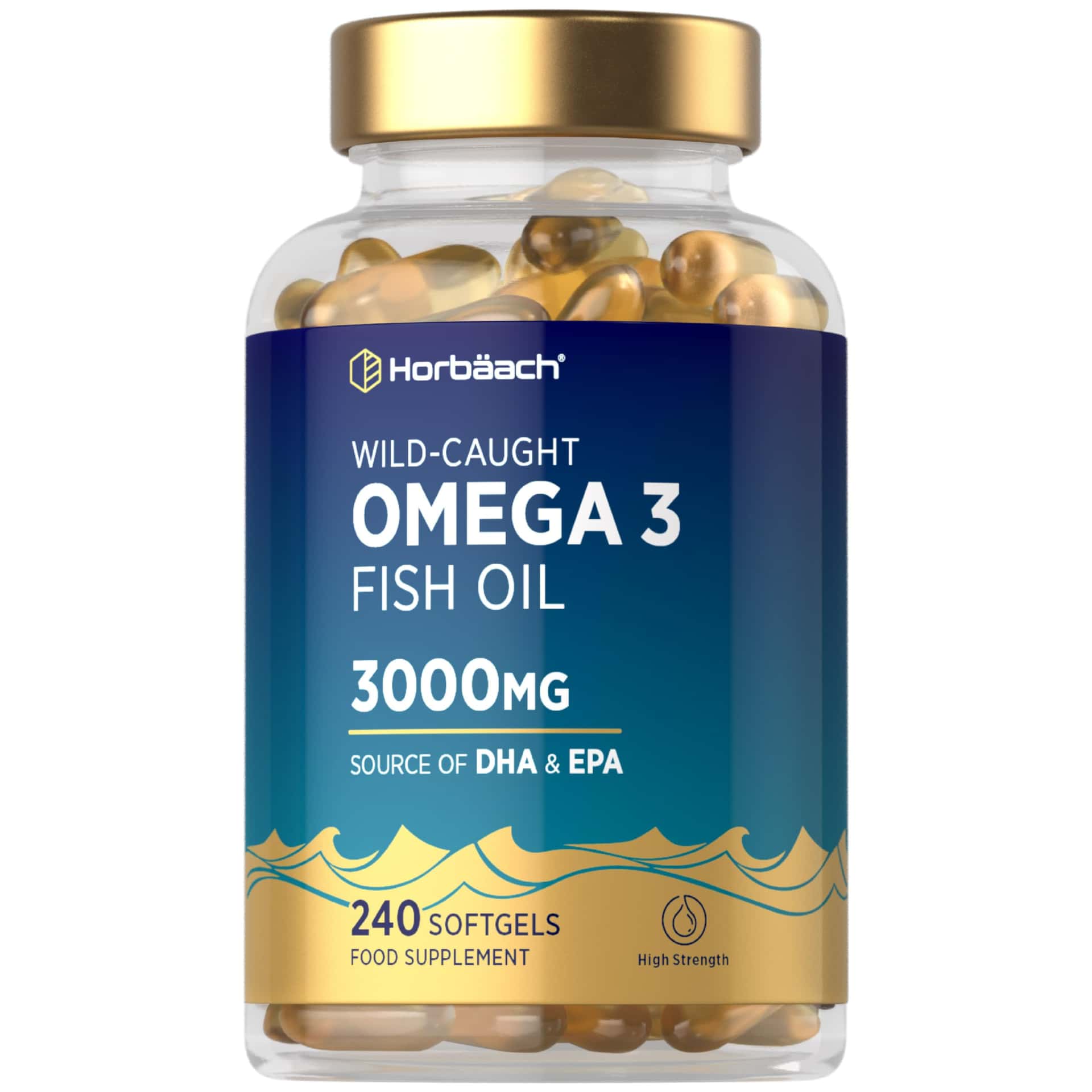 Omega 3 Capsules High Strength Fish Oil
