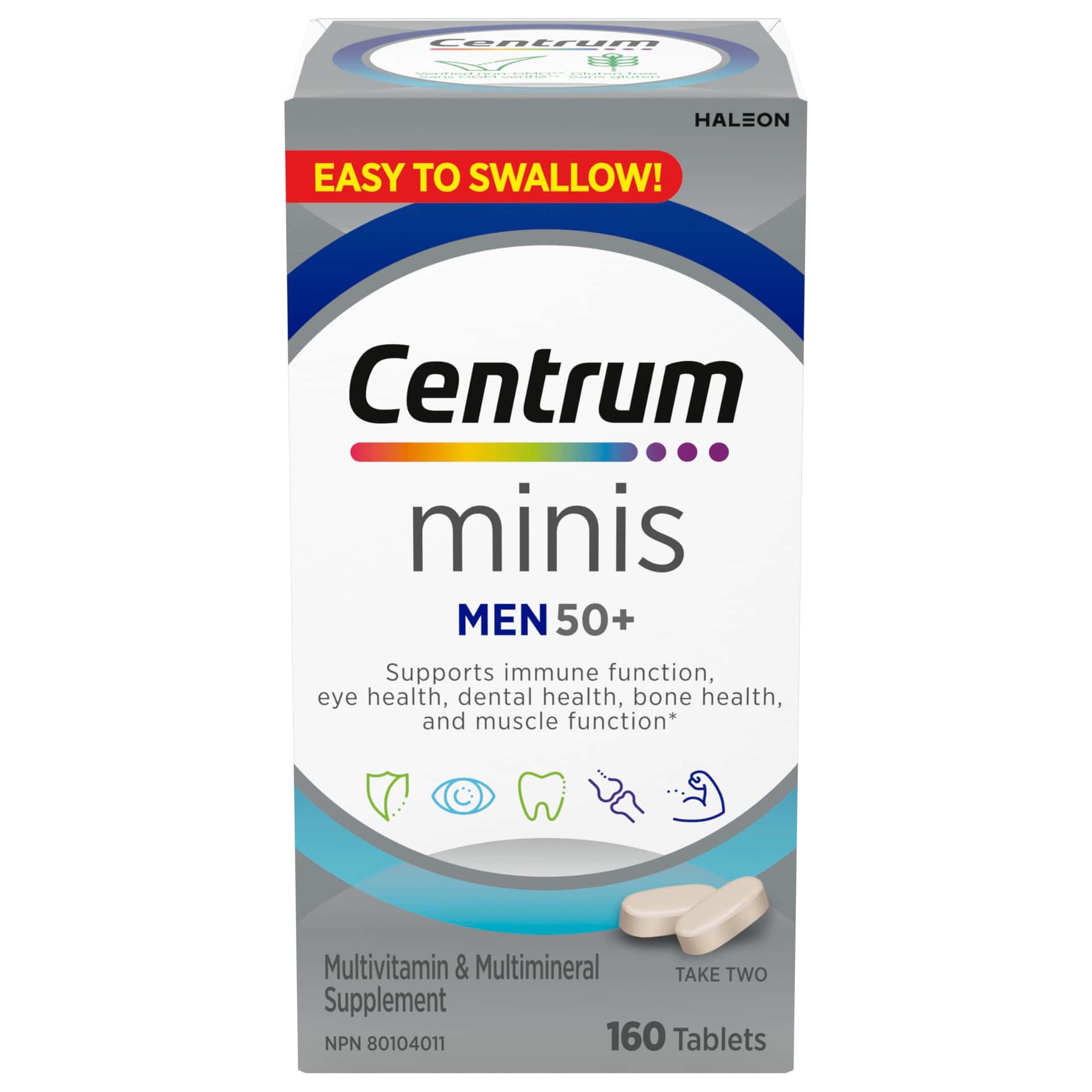 Centrum Men 50 Plus Multivitamins/Minerals Supplement for