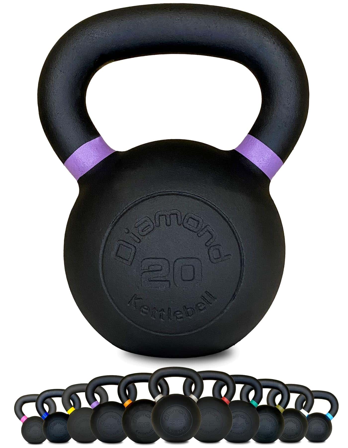 Diamond [Kettlebell Ghisa Pro 4–36 Kg