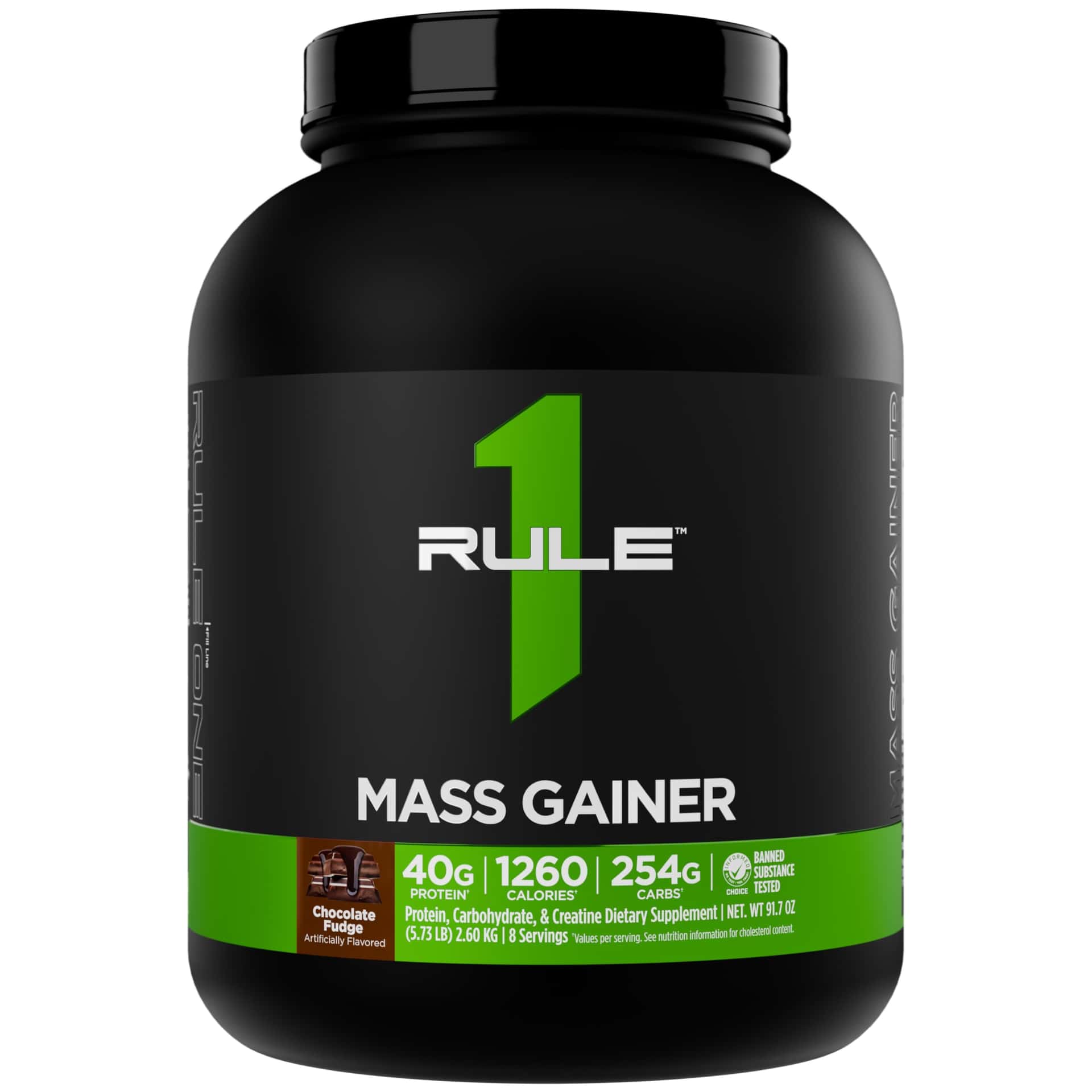 Rule 1 Proteins Mass Gainer - High-Calorie Weight Gain Formula with 1,220+ Calories, 250g