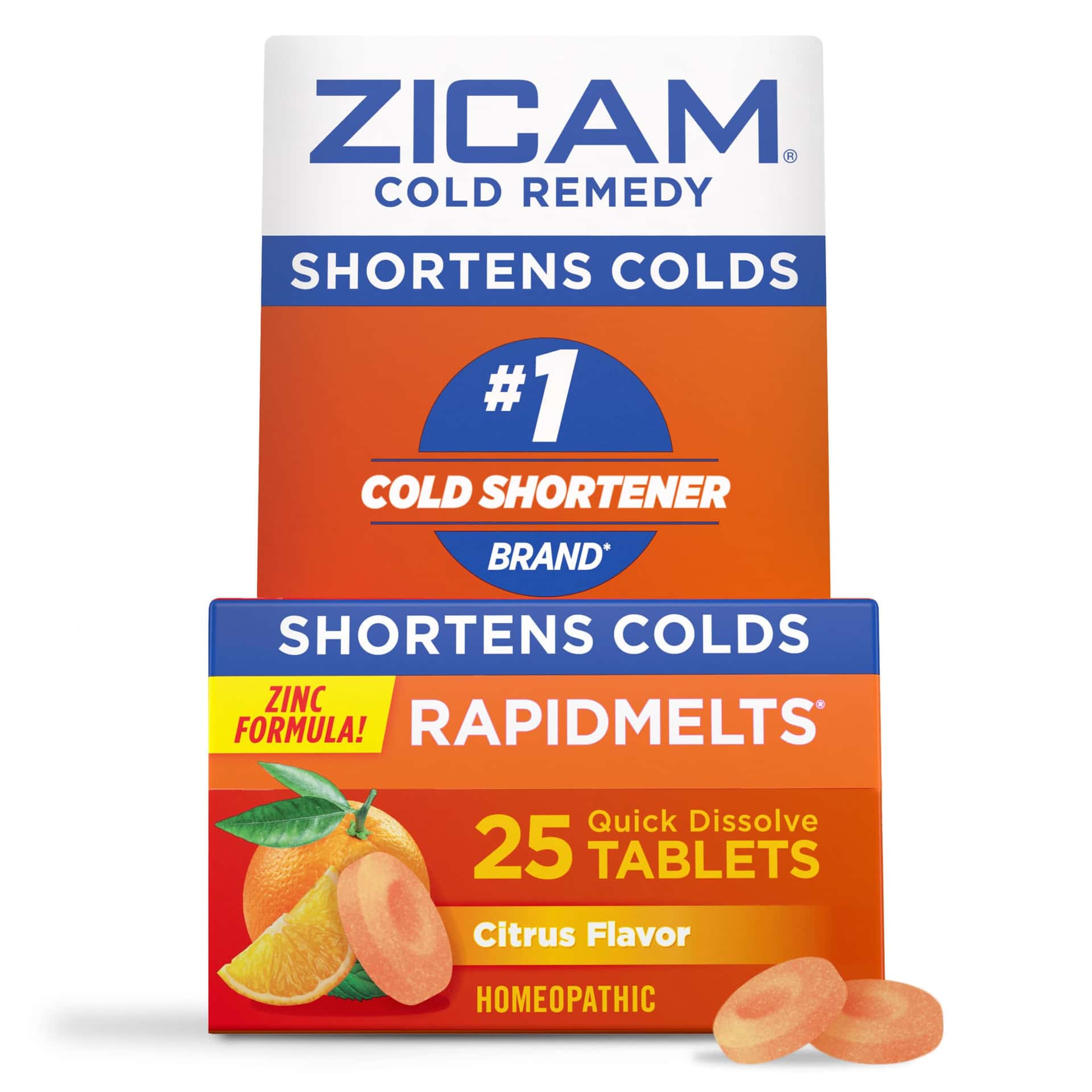 Zicam Zinc Cold Remedy RapidMelts,Citrus Flavor