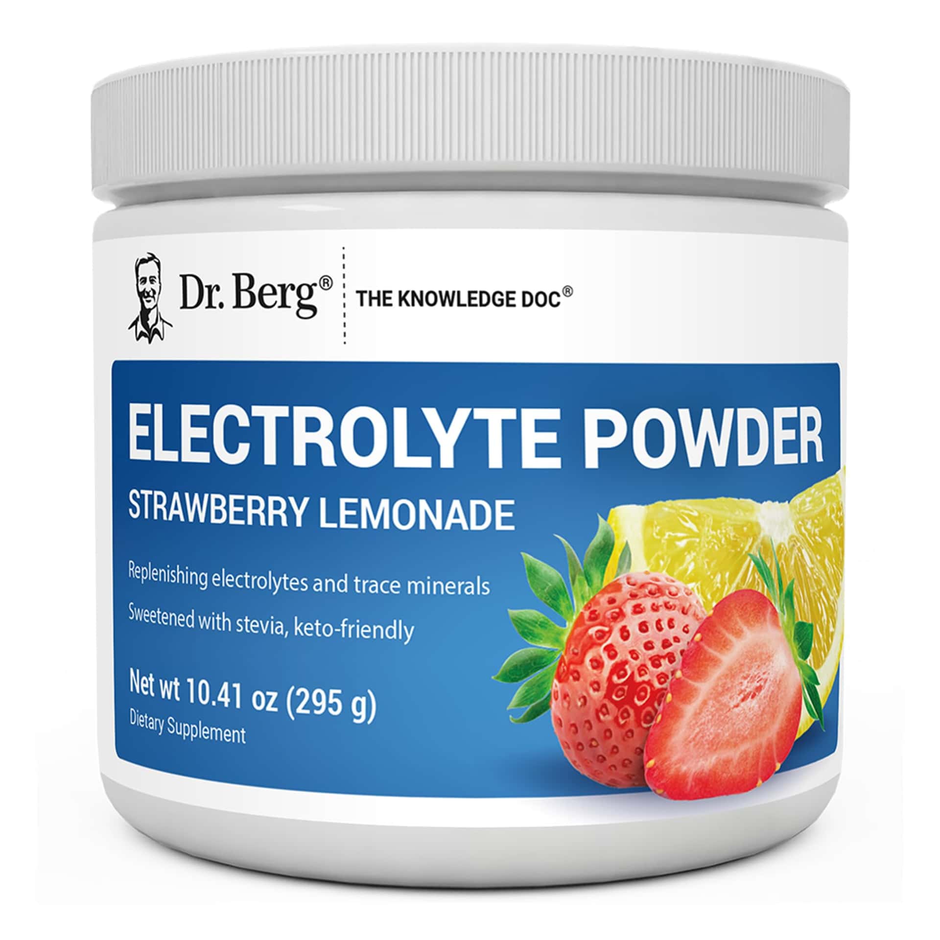Dr. Berg Zero Sugar Hydration Keto Electrolyte Powder - Enhanced w/ 1000 mg