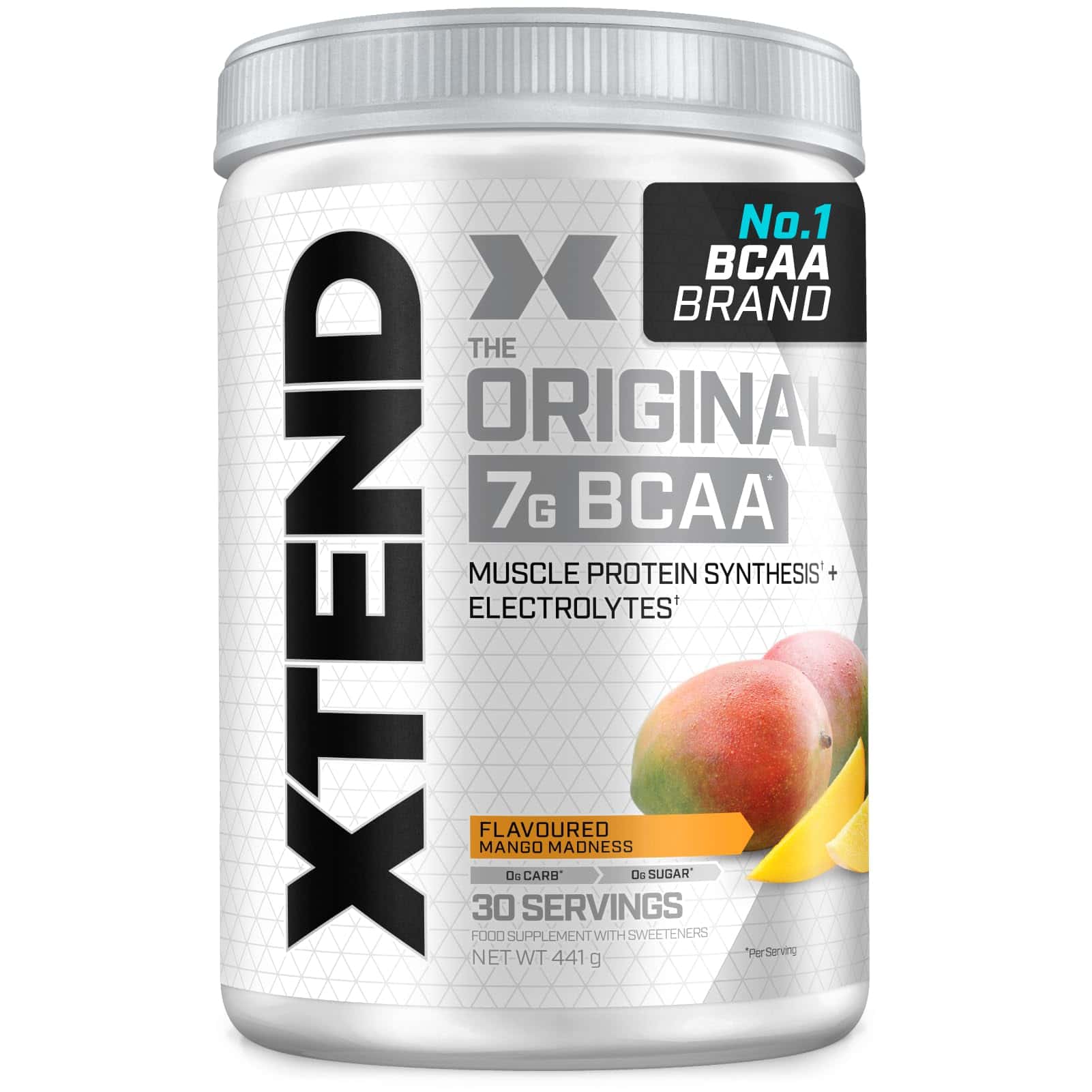 XTEND Original BCAA Powder Mango Madness 30 Servings | 7g