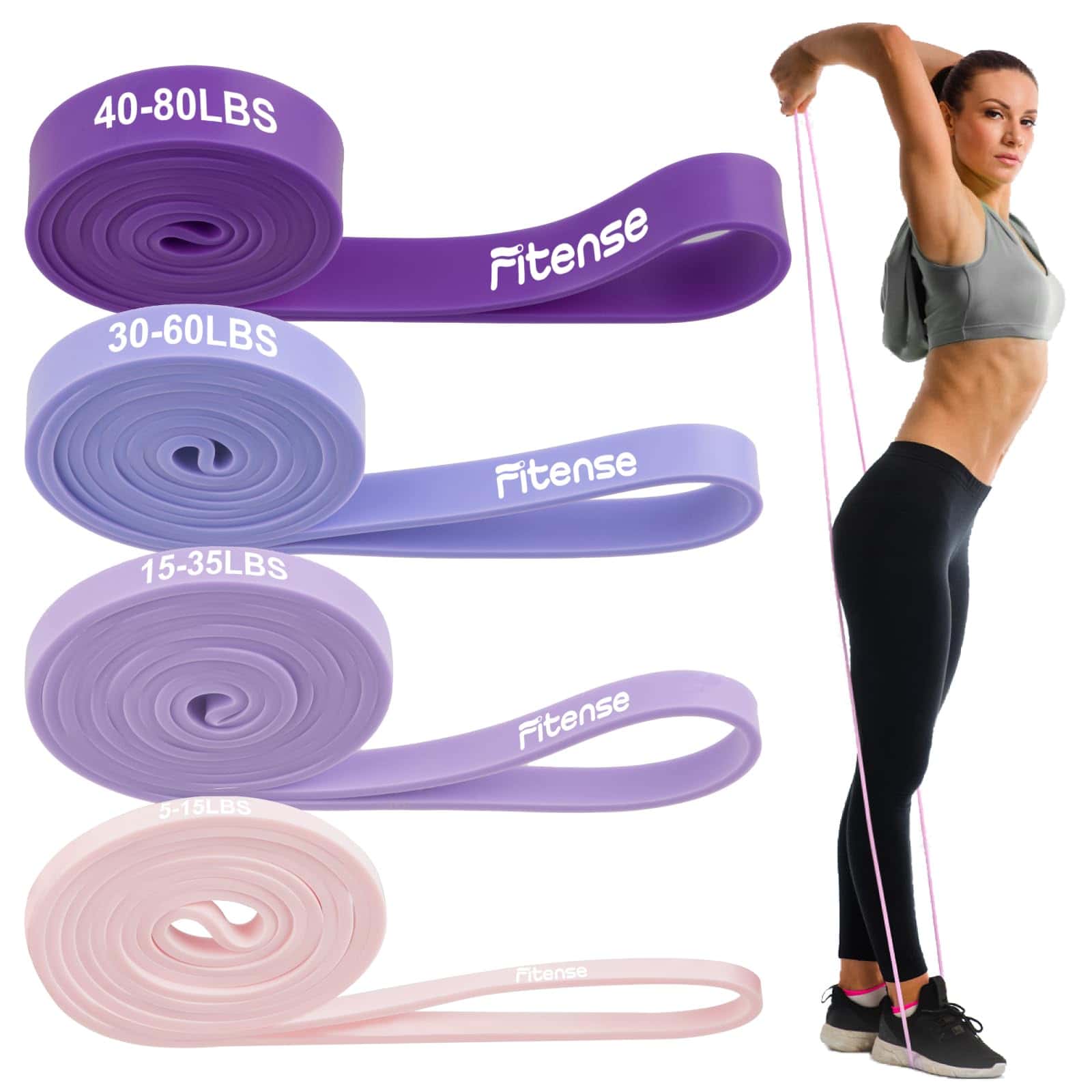 Fitense Resistance Bands Set for Women