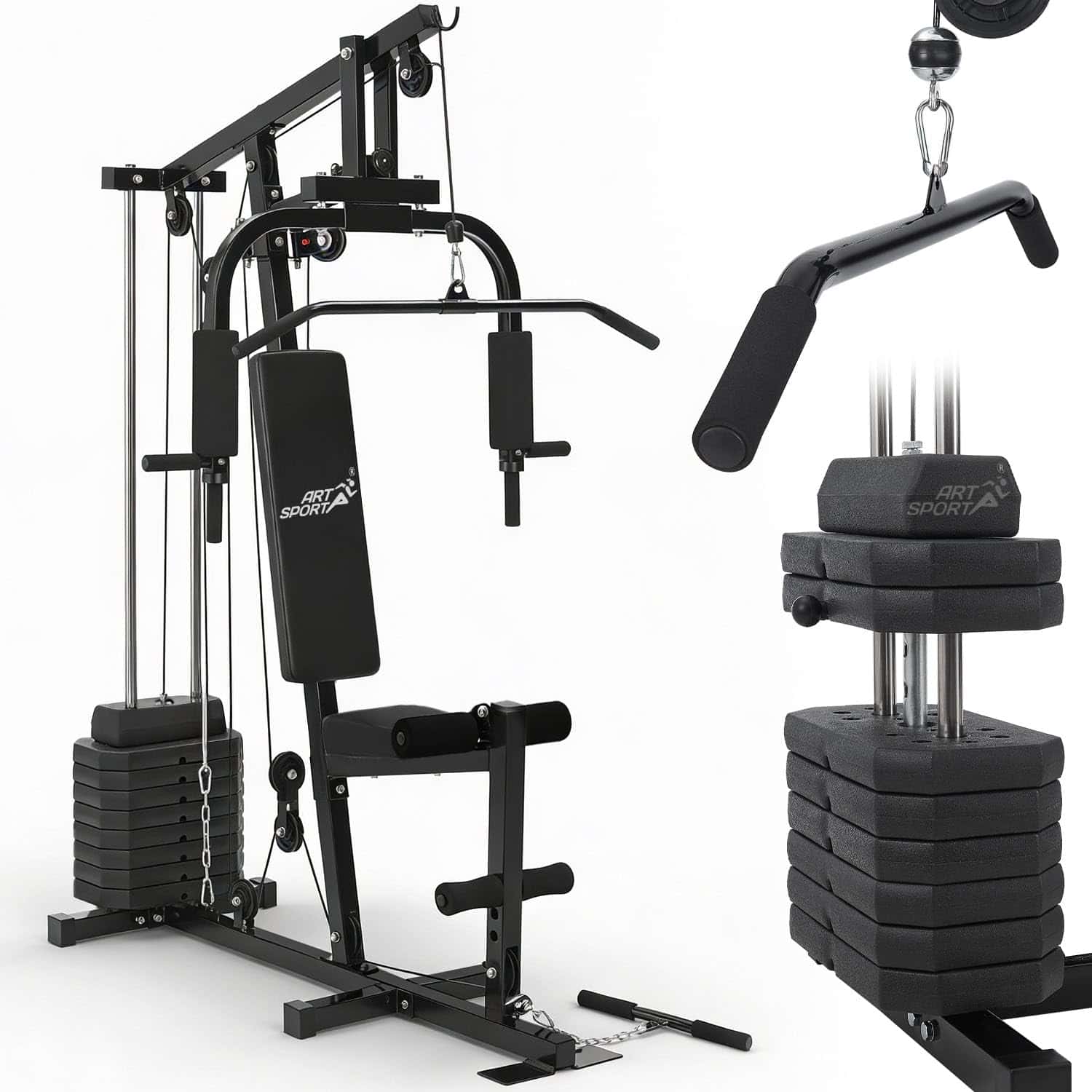 ArtSport Kraftstation ProfiGym 2000 mit Latzug- &