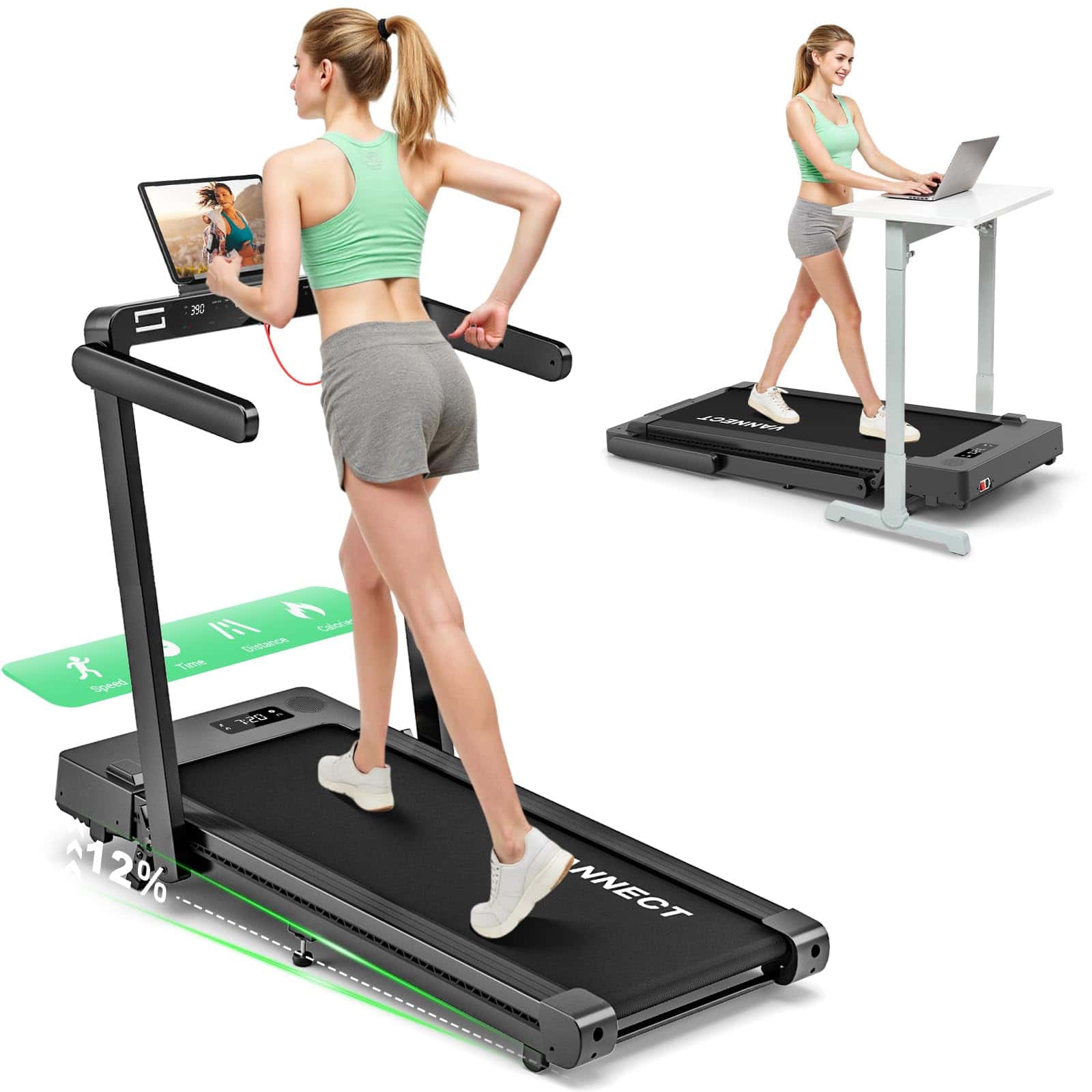 5 IN 1 Laufband für Zuhause und App