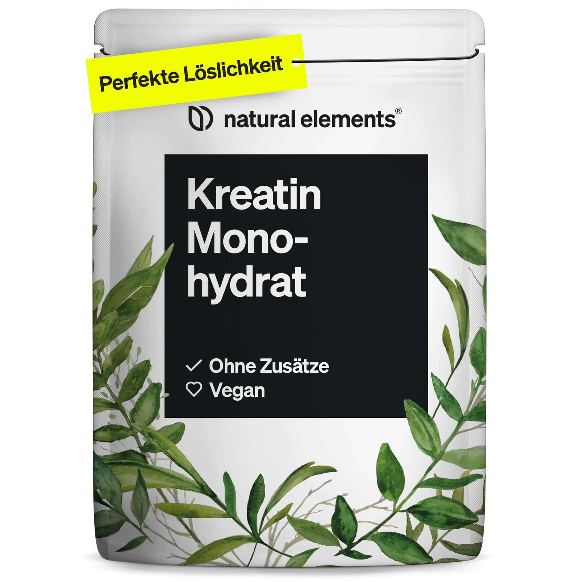 natural elements Creatin Monohydrat – 500g