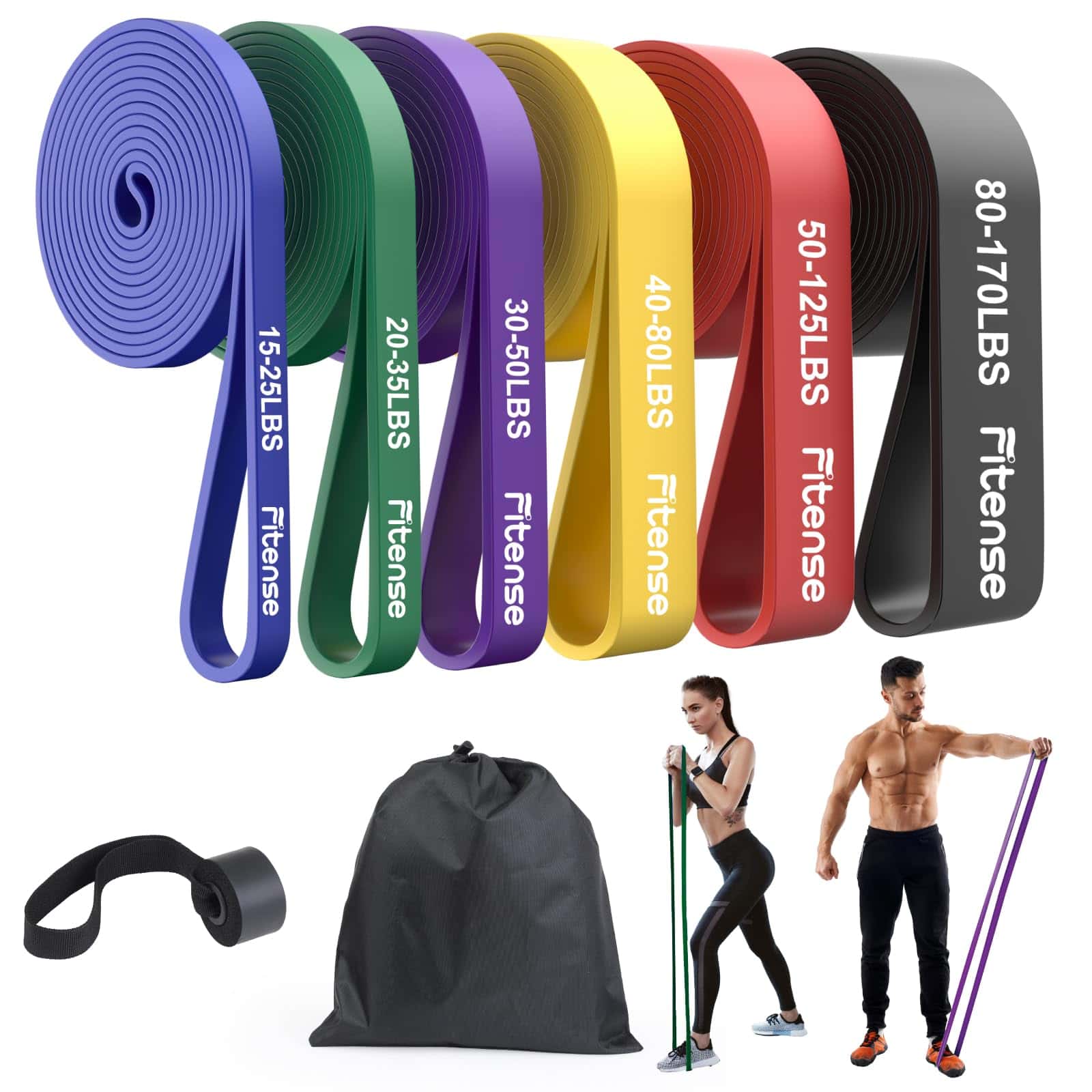 Fitense Resistance Bands Set of 6