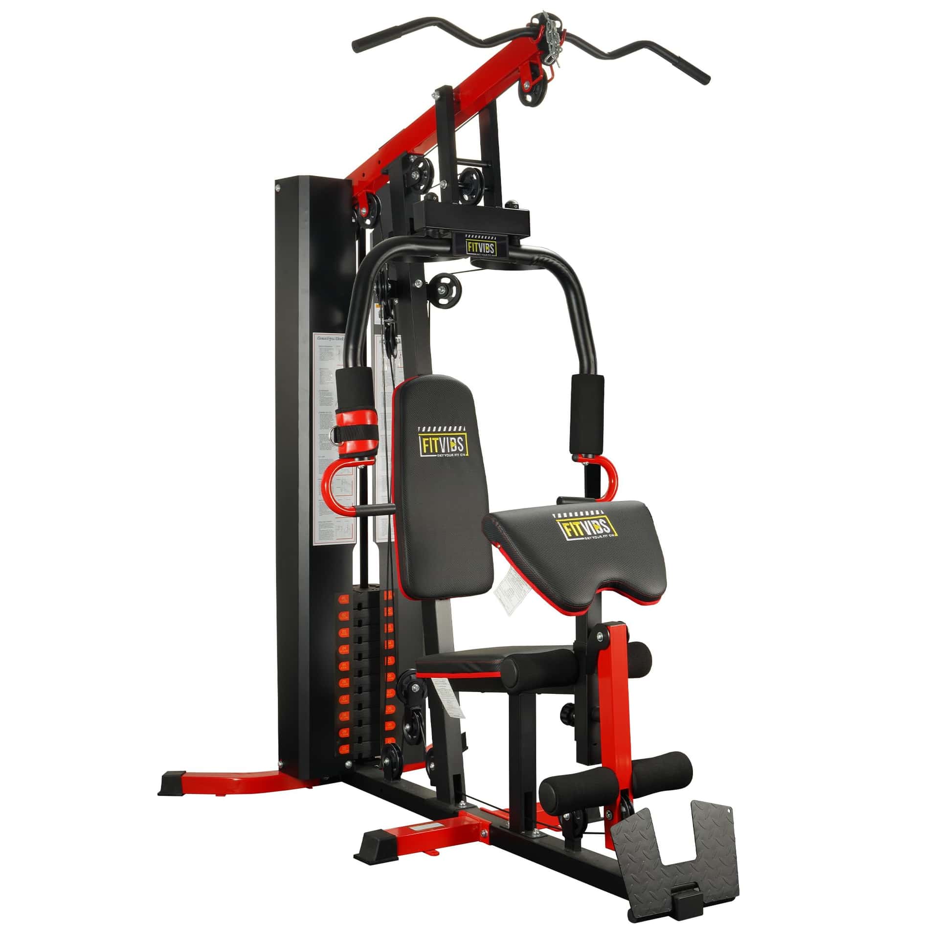 Fitvids Multifunctional Home Gym Equipment with 122.5 lbs