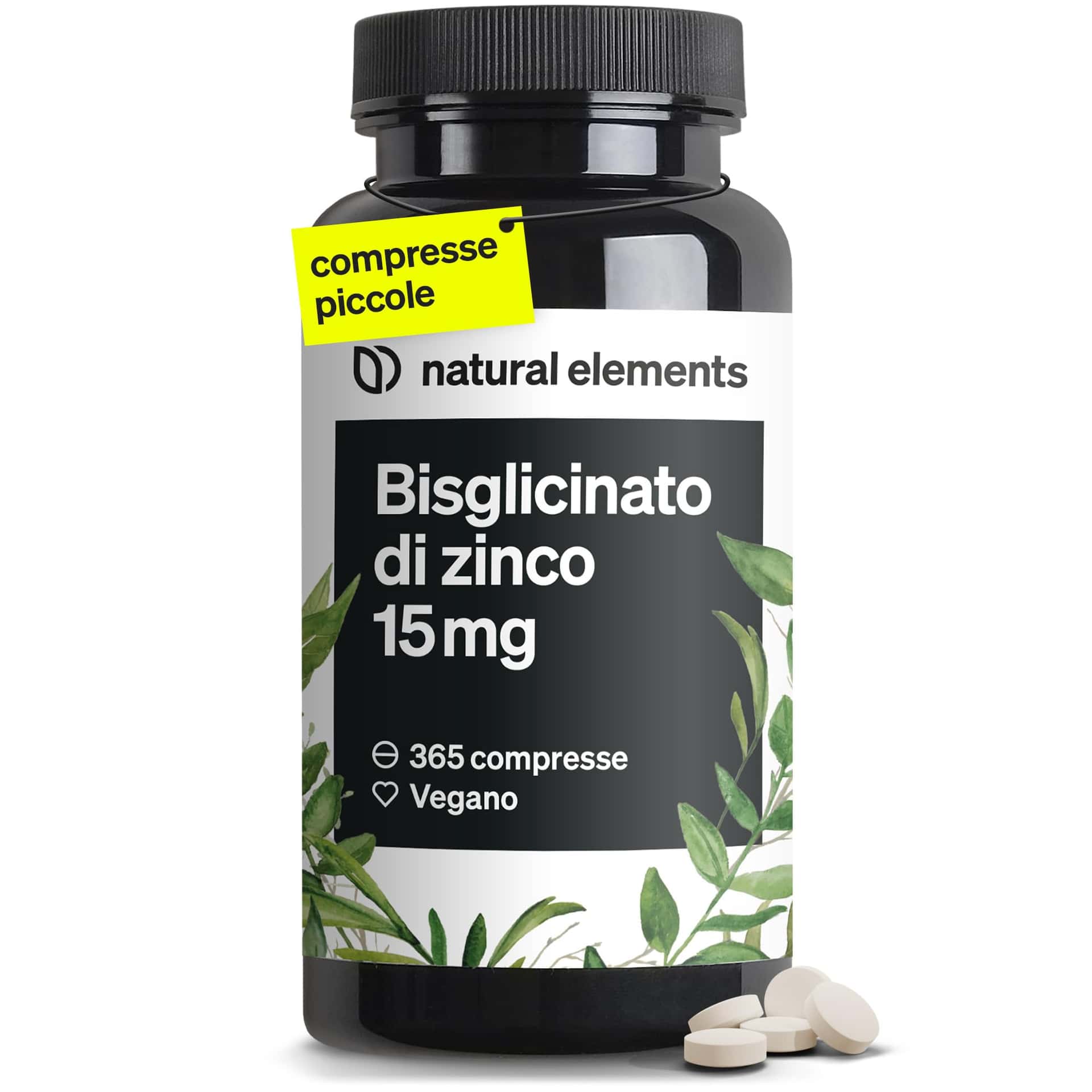natural elements Zink 15mg – 365 Tabletten