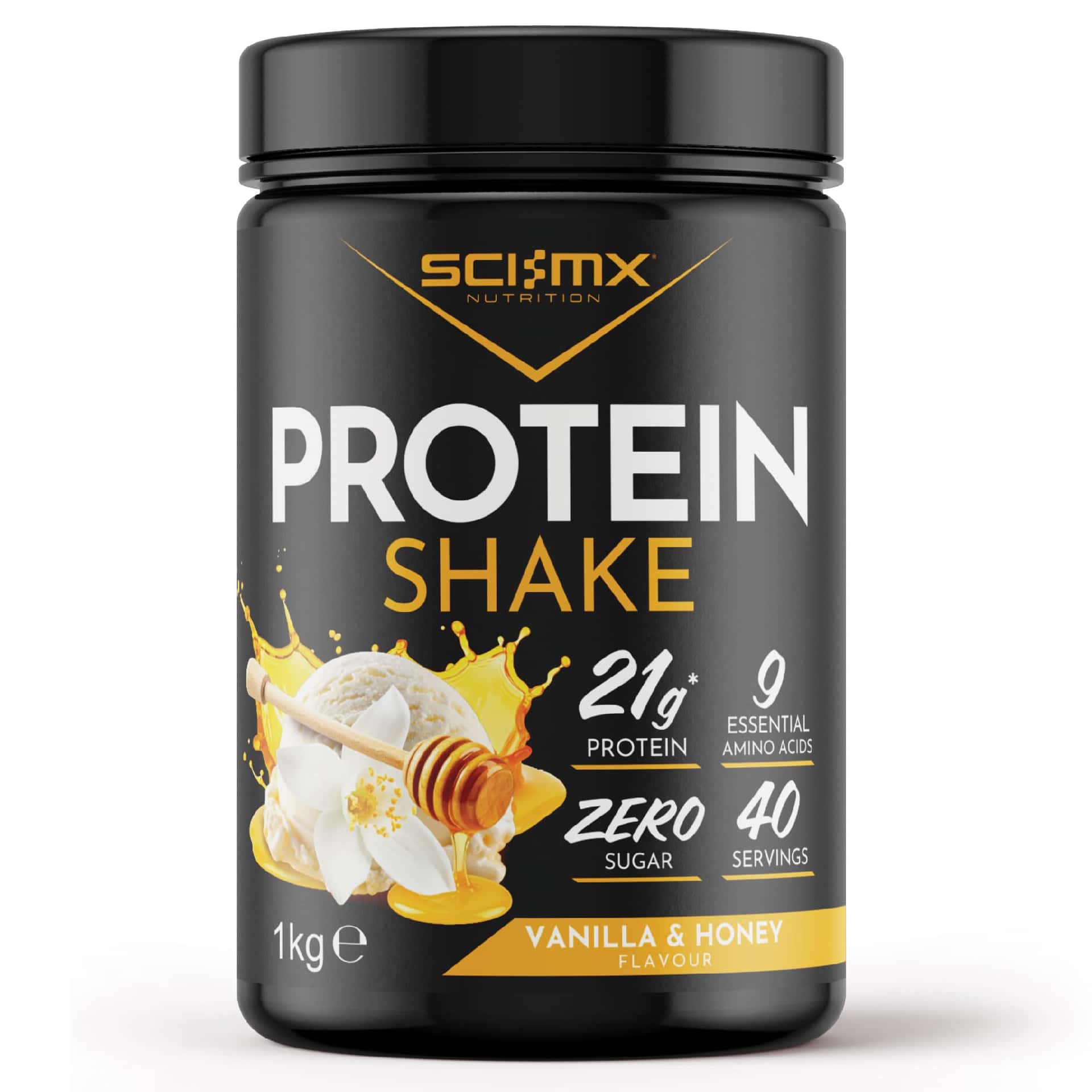 SCI-MX Protein Shake • Vanilla + Honey Flavour • 1kg