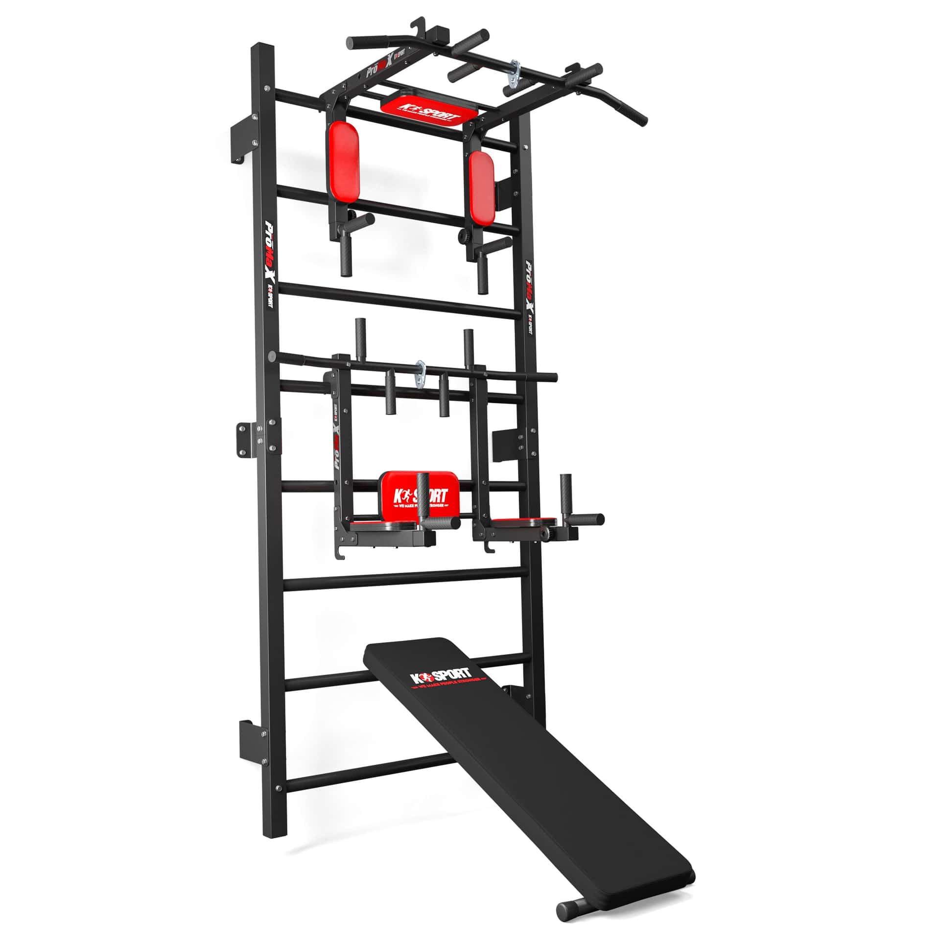 K-Sport: Trainingsset Sprossenwand + Dip Station
