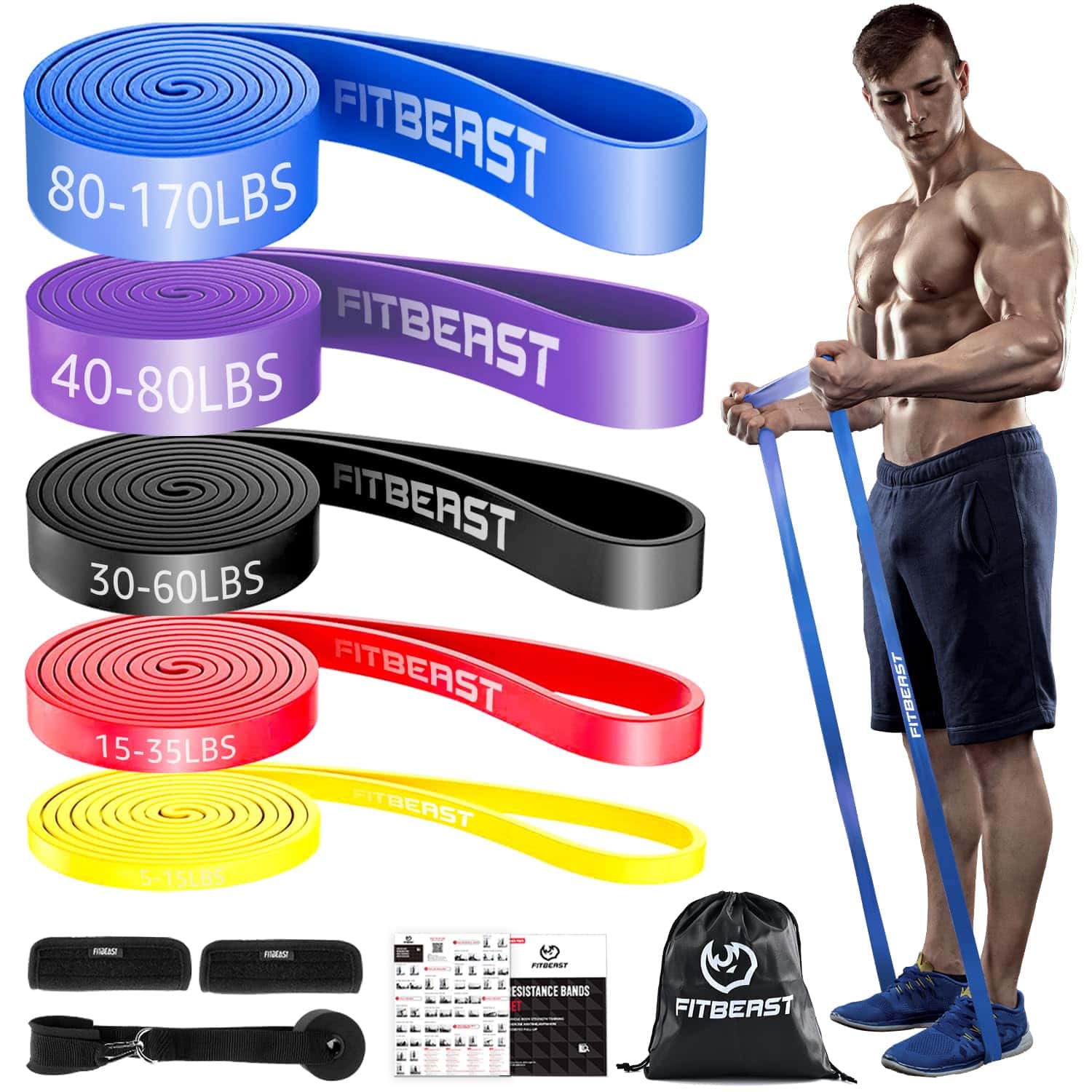 FitBeast Widerstandsbänder Set