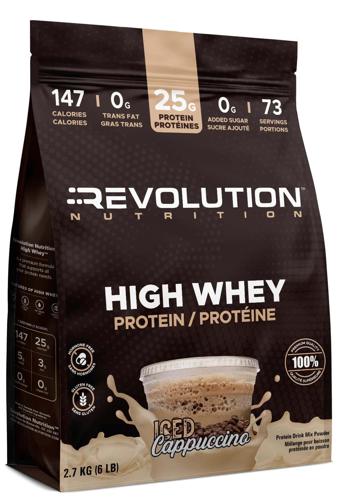 Revolution Nutrition, High Whey, Protein Powder 6LB