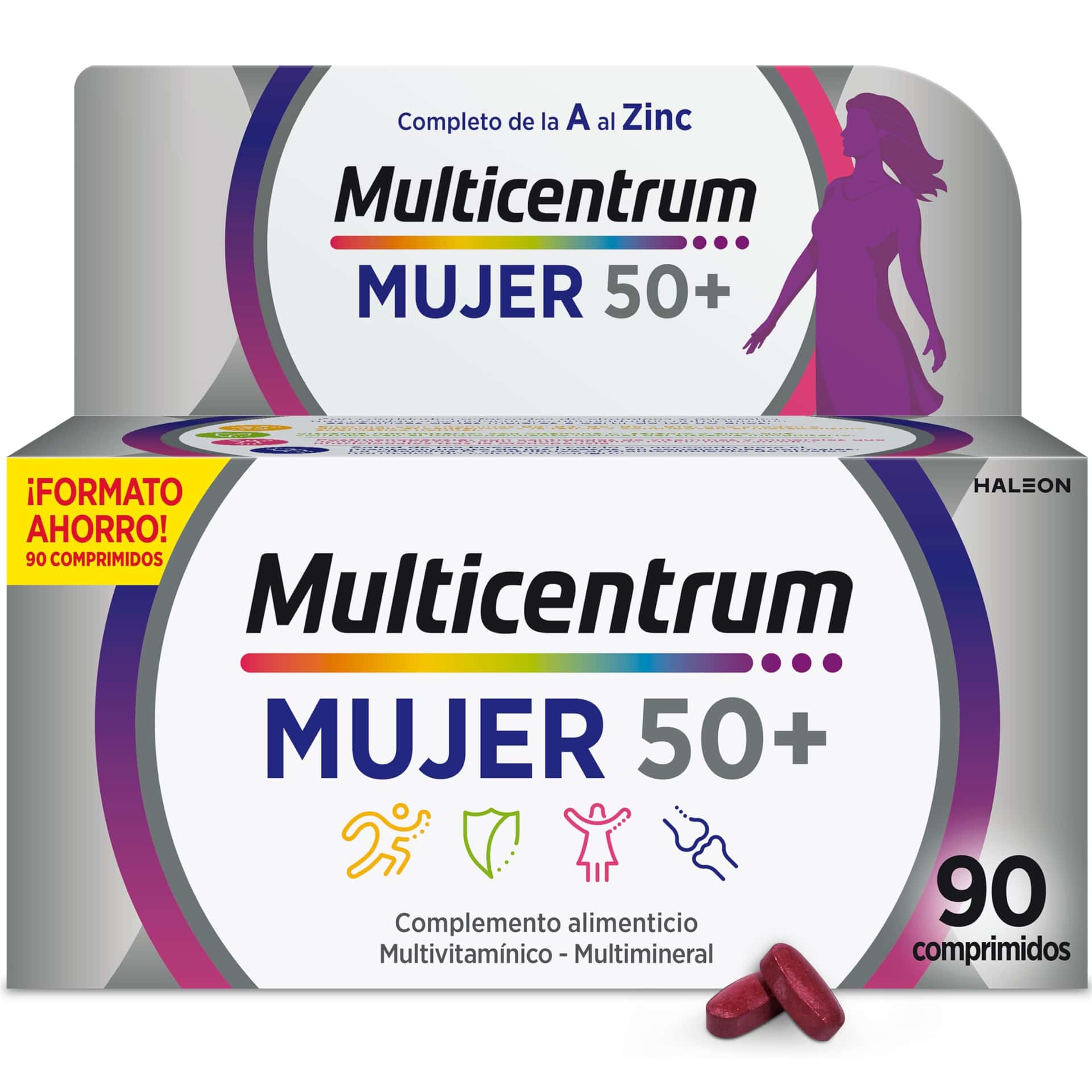 Multicentrum Mujer 50+ Complemento Alimenticio