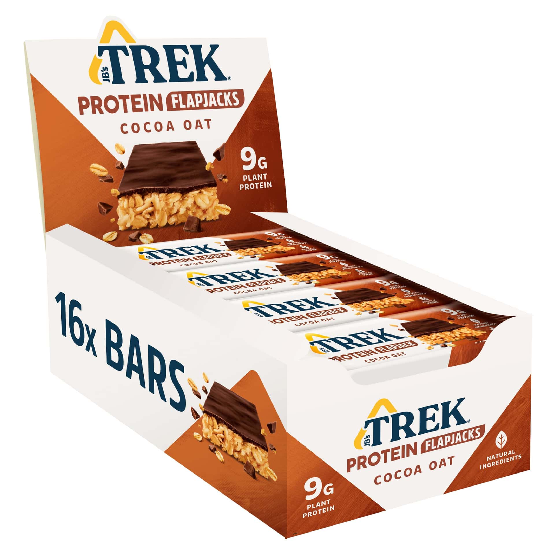 Trek High Protein Flapjack Cocoa Oat, 50 g