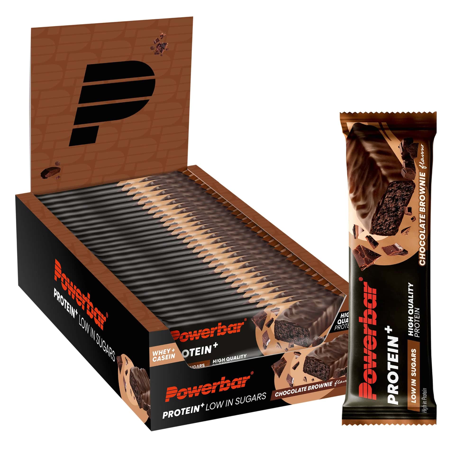 Powerbar - Protein Plus - Low Sugar - Chocolate-Brownie - 30x35g