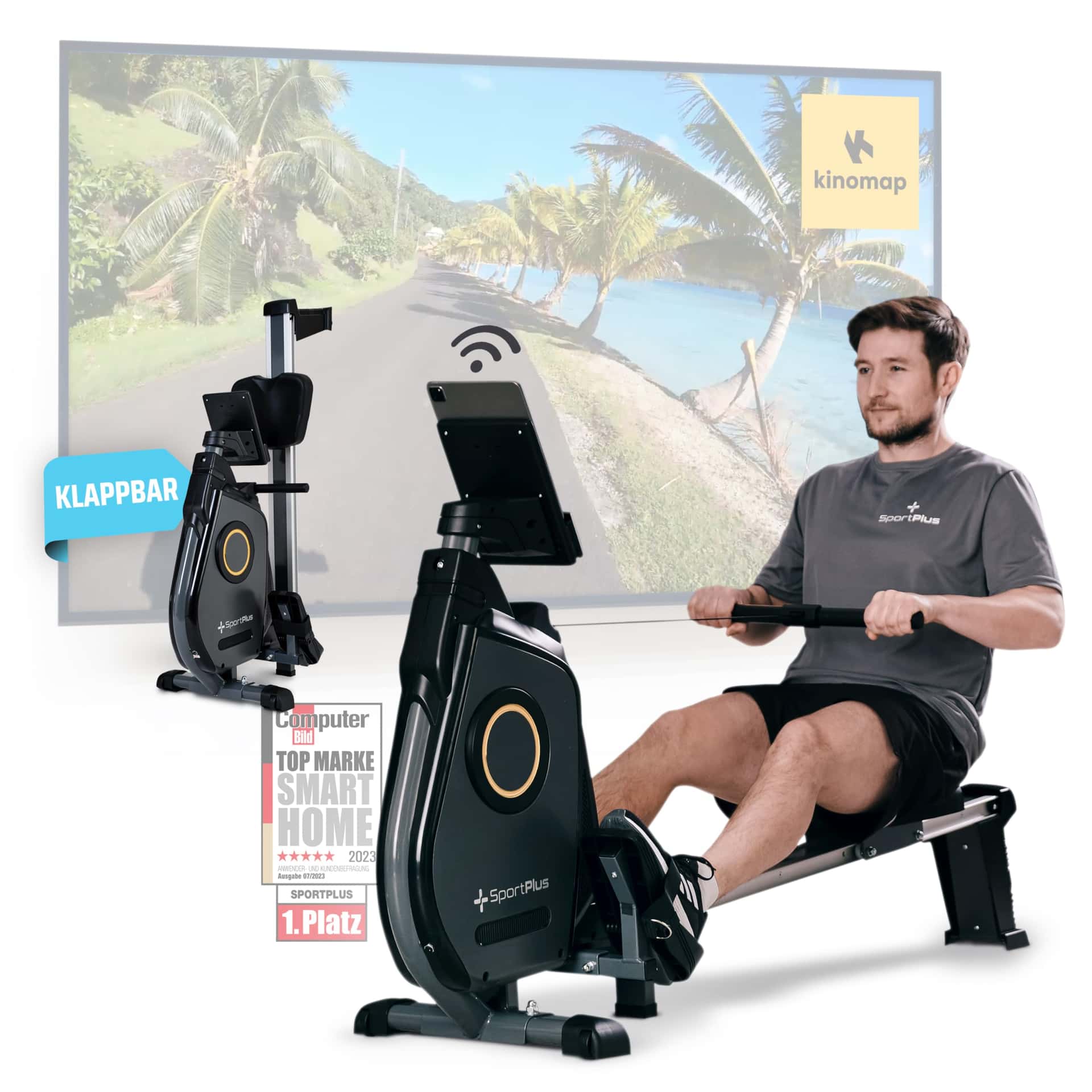 SportPlus Rudergerät für zuhause