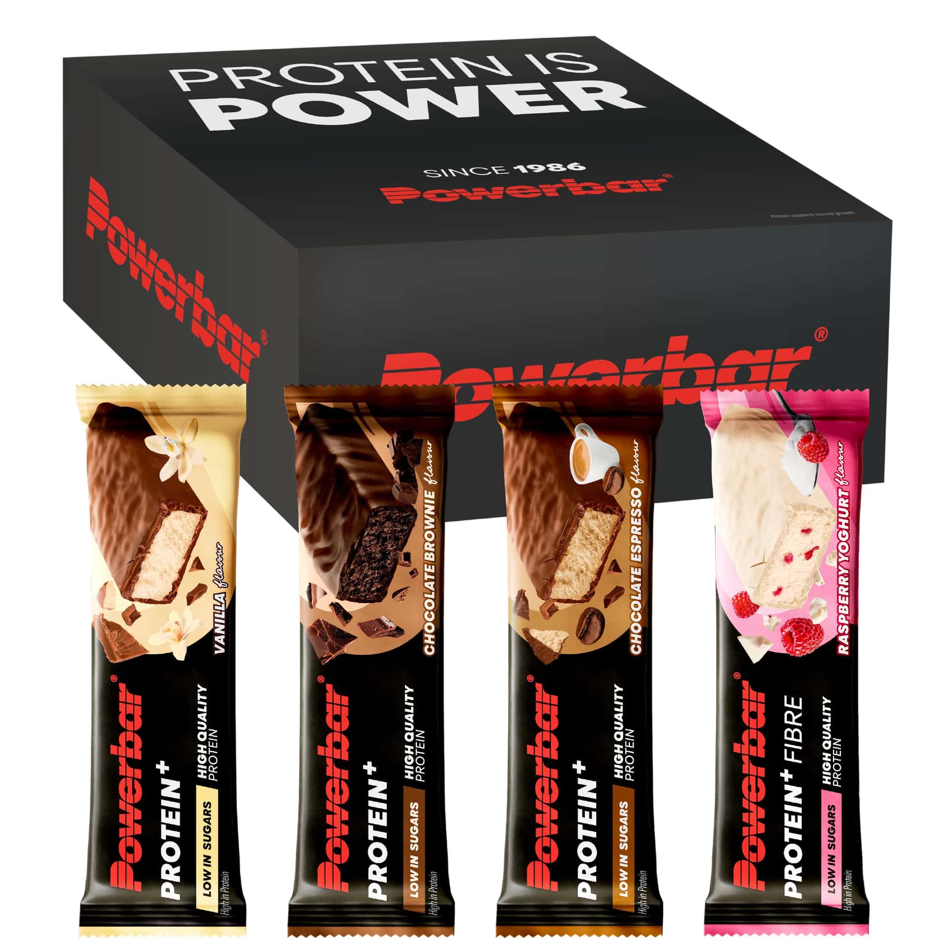 Powerbar - Protein Plus - Low Sugar Multiflavour Box - 16x35g