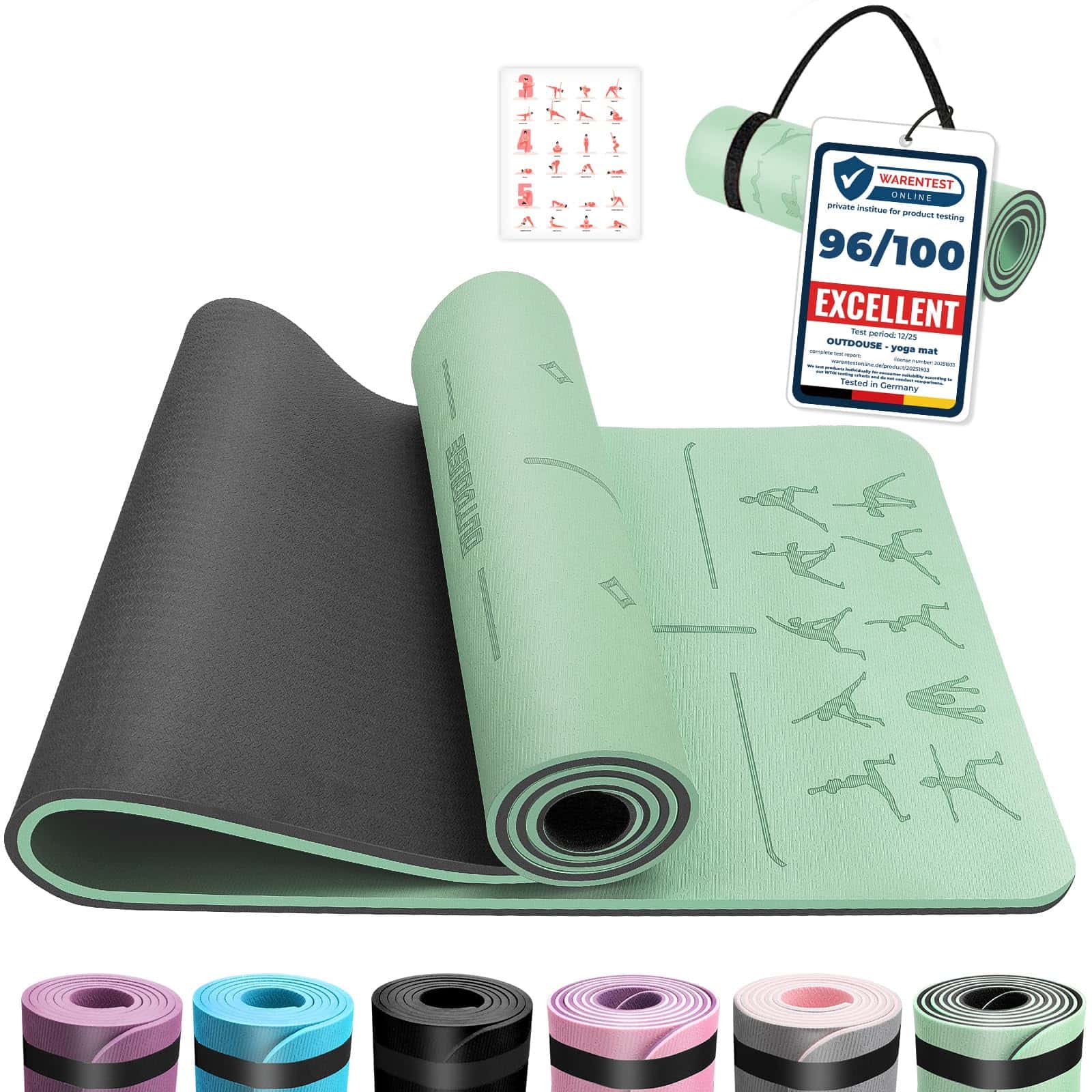 OUTDOUSE Esterilla Yoga,Esterilla Fitness