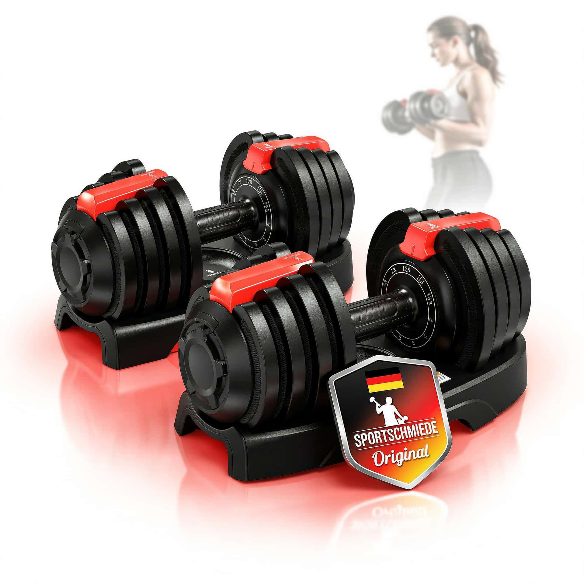 SPORTSCHMIEDE Hanteln Set 1,5-12,5kg