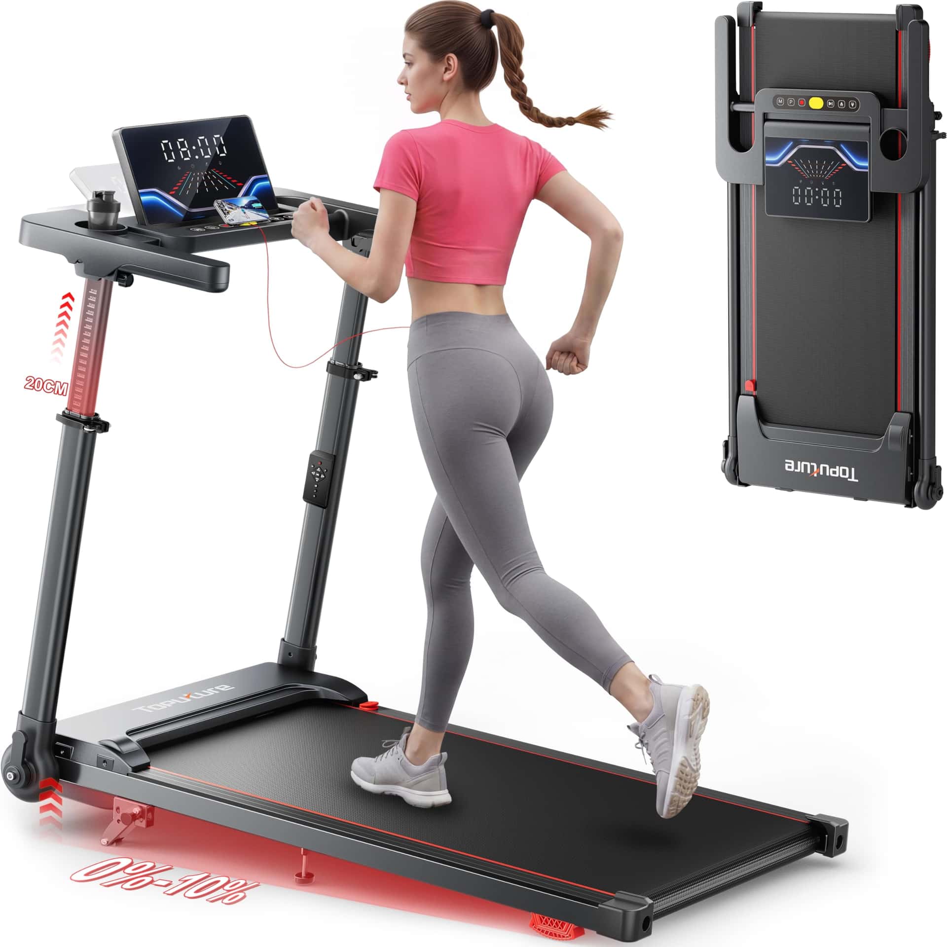 Toputure 6 EN 1 Cinta de Correr Plegable