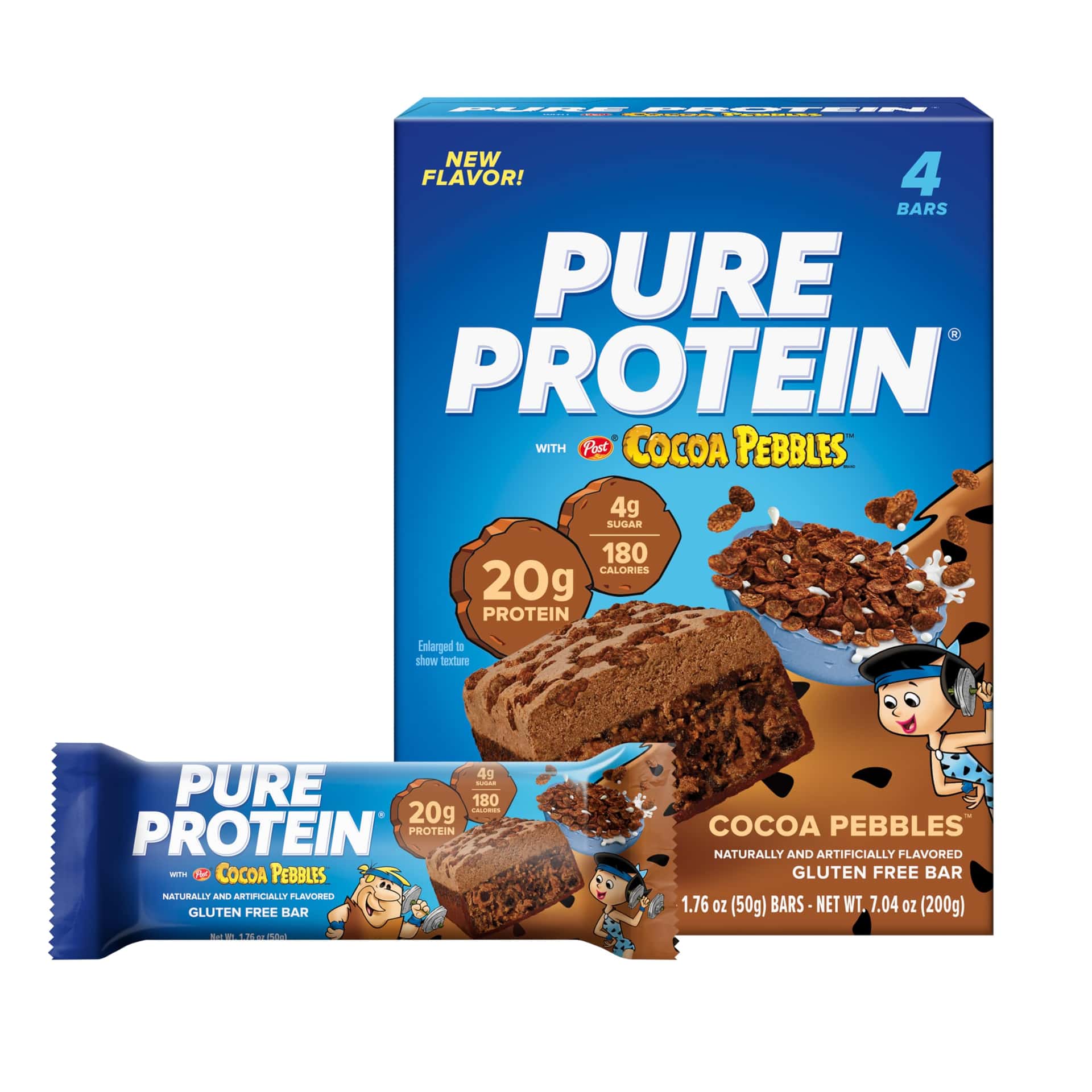 Pure Protein Cocoa PEBBLES™ Protein Bars – 20g