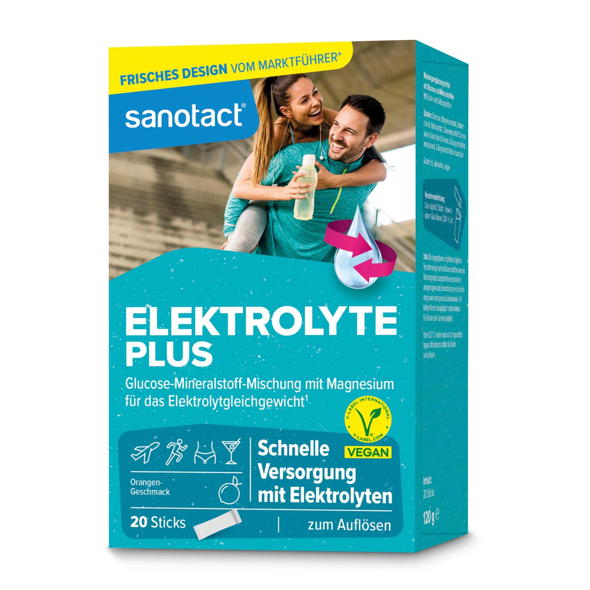 sanotact Elektrolyte Plus (20 Beutel) • Elektrolyt Pulver