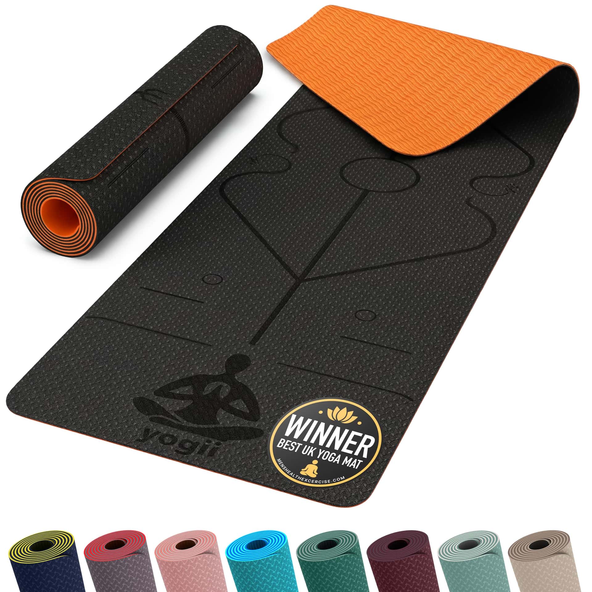 Yogii Tapis de Yoga 6 mm Antidérapant