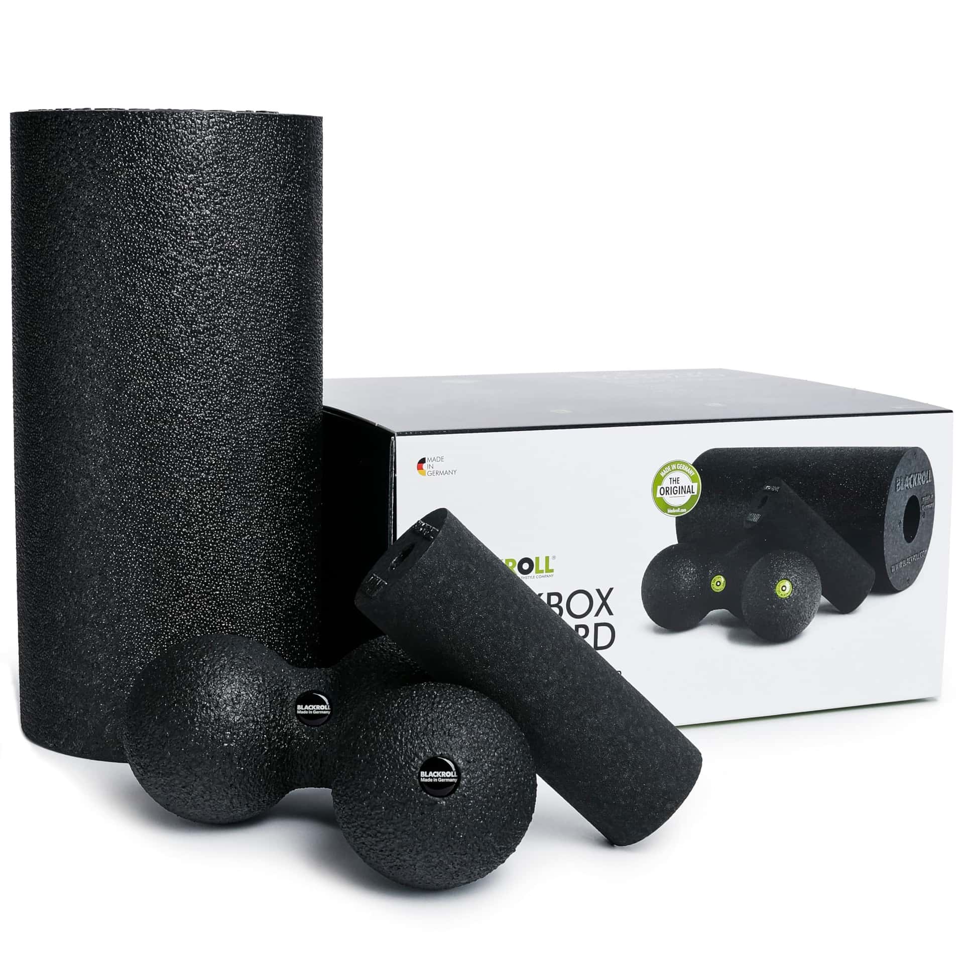 BLACKROLL® BLACKBOX Faszienrollen für die Selbstmassage: