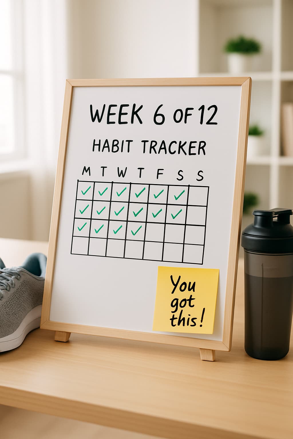 Habit tracker calendar screenshot