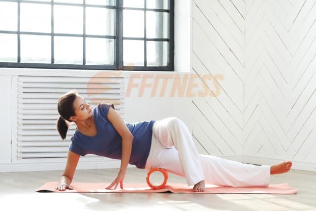FFitness Foam Roller Rullo Yoga Massaggiatore Indeformabile per – Bild 4
