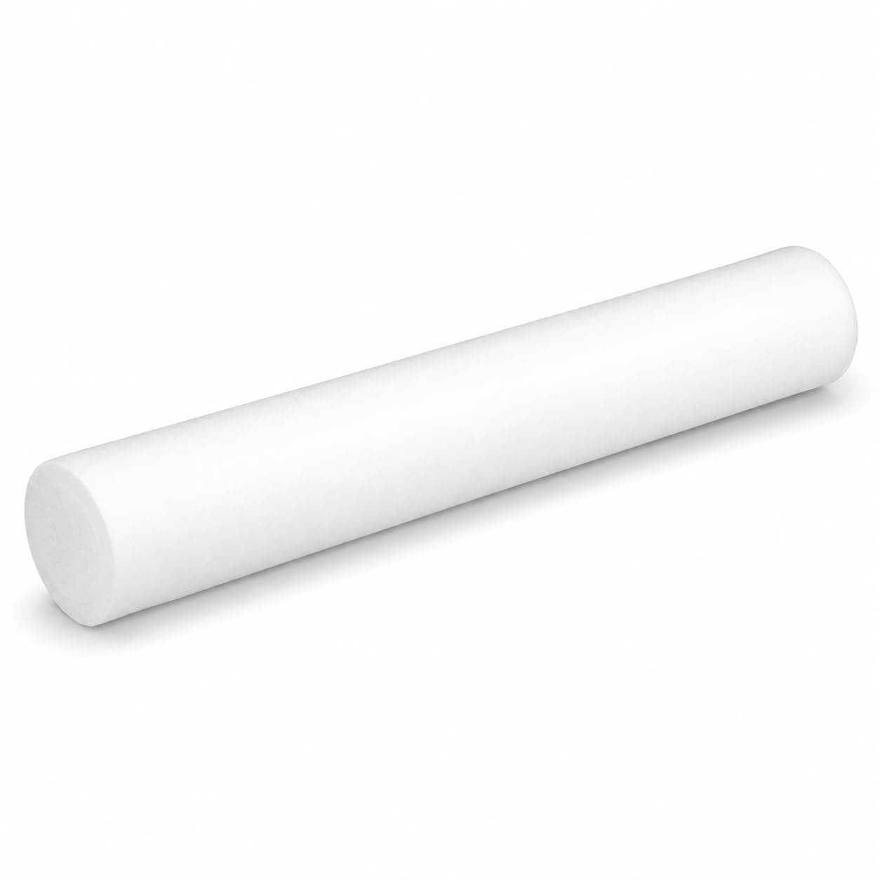 Healthy You Medium/Firm White PE Foam Roller (36" Full