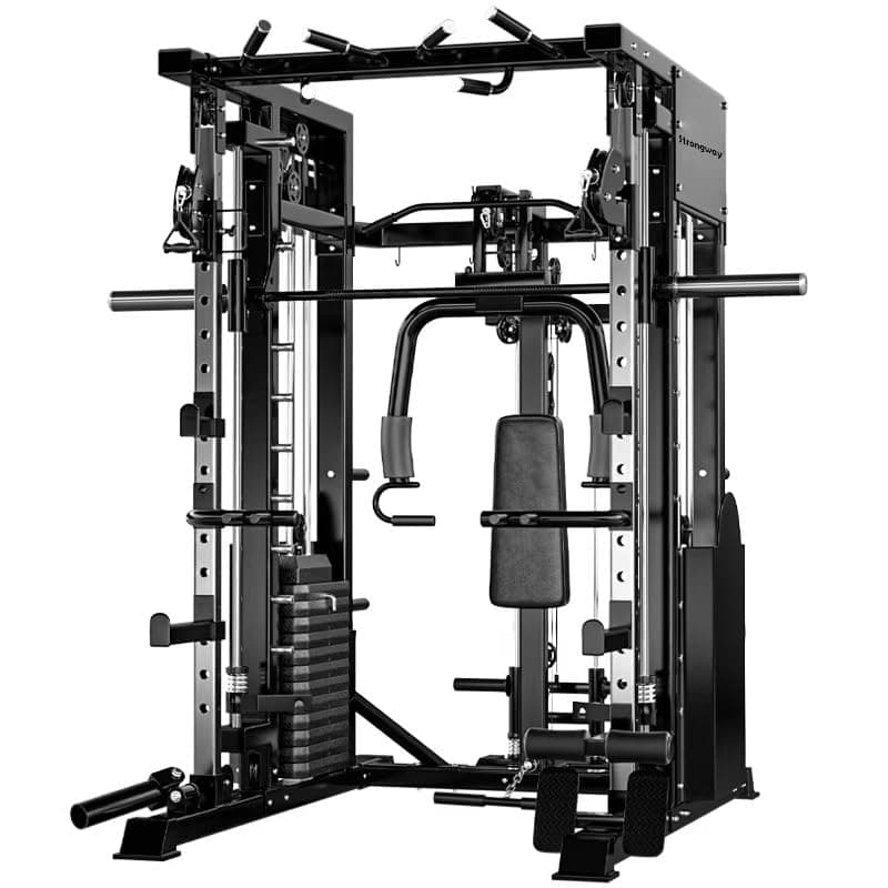Strongway Multi Gym Smith Machine with Weights 177KG