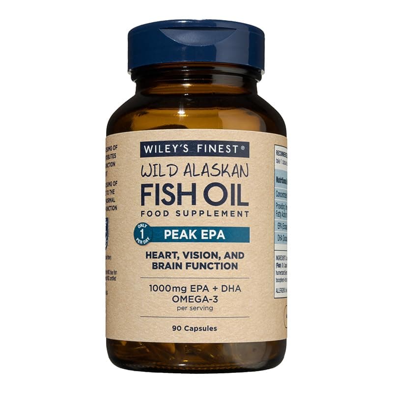 Wiley's Finest Wiley’s Finest Peak EPA Omega-3 Softgels, 90 Softgels (90 Servings