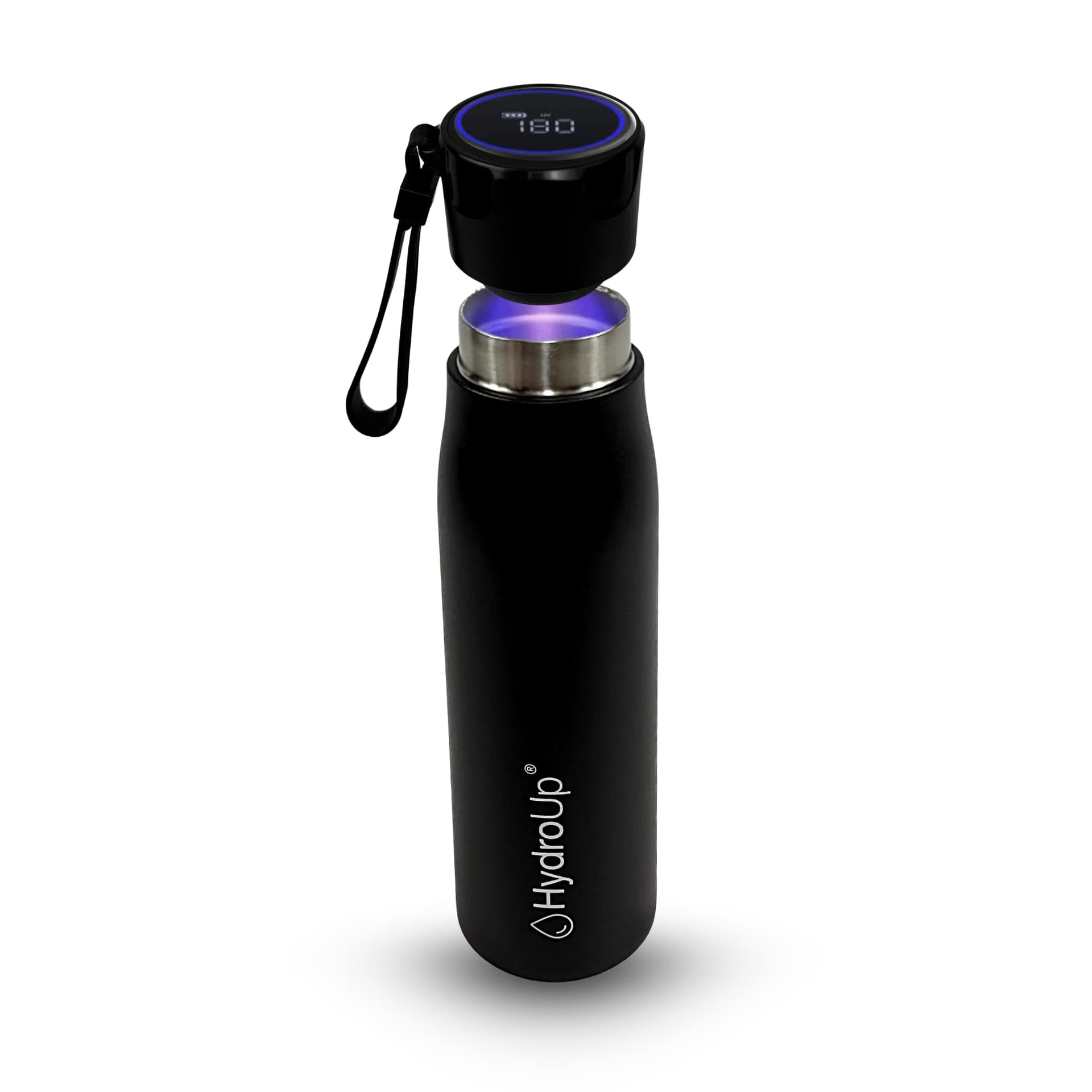 HydroUp Selbstreinigende Trinkflasche mit smartem Deckel für – Bild 5